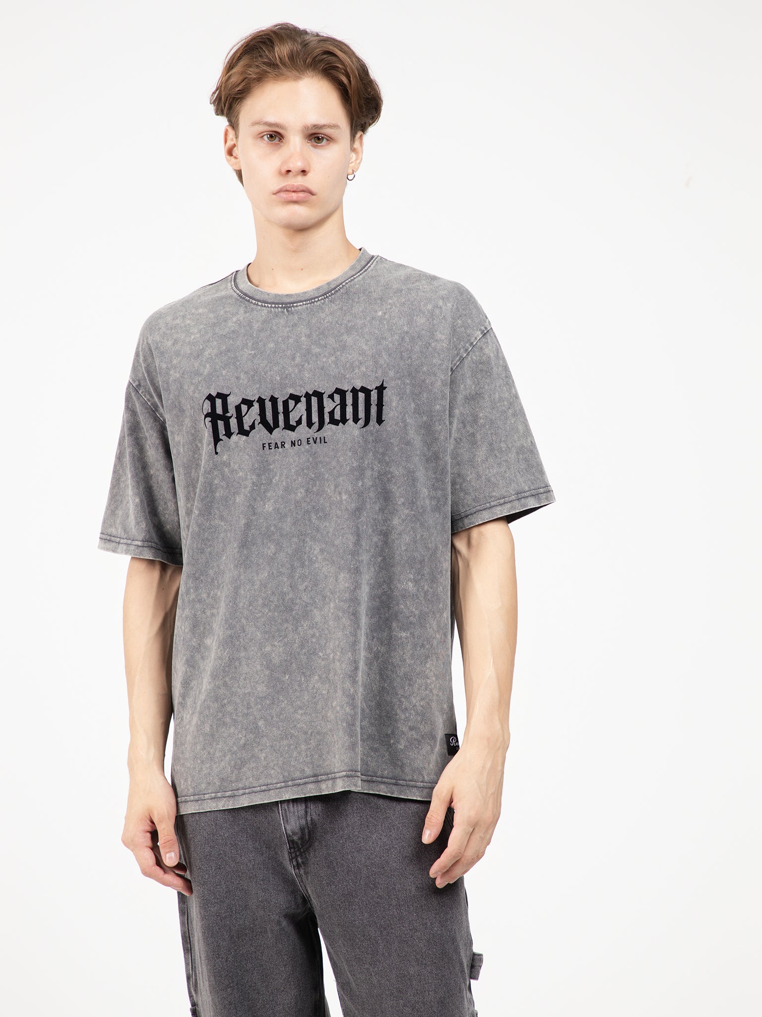 DEEDAT REVENANT Oversize Short Sleeve Tees - Gray