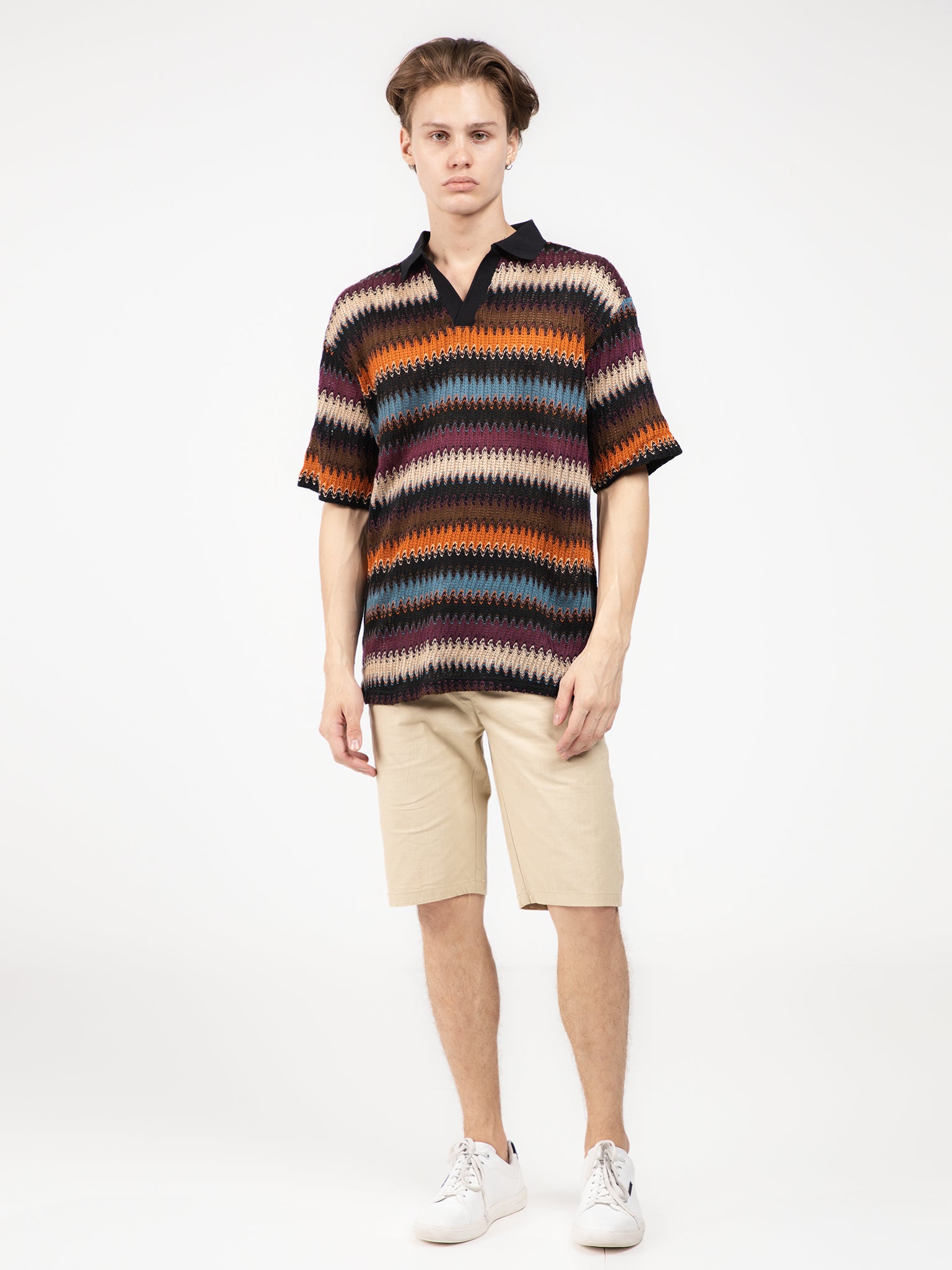 DEEDAT Slim Fit Short - Beige