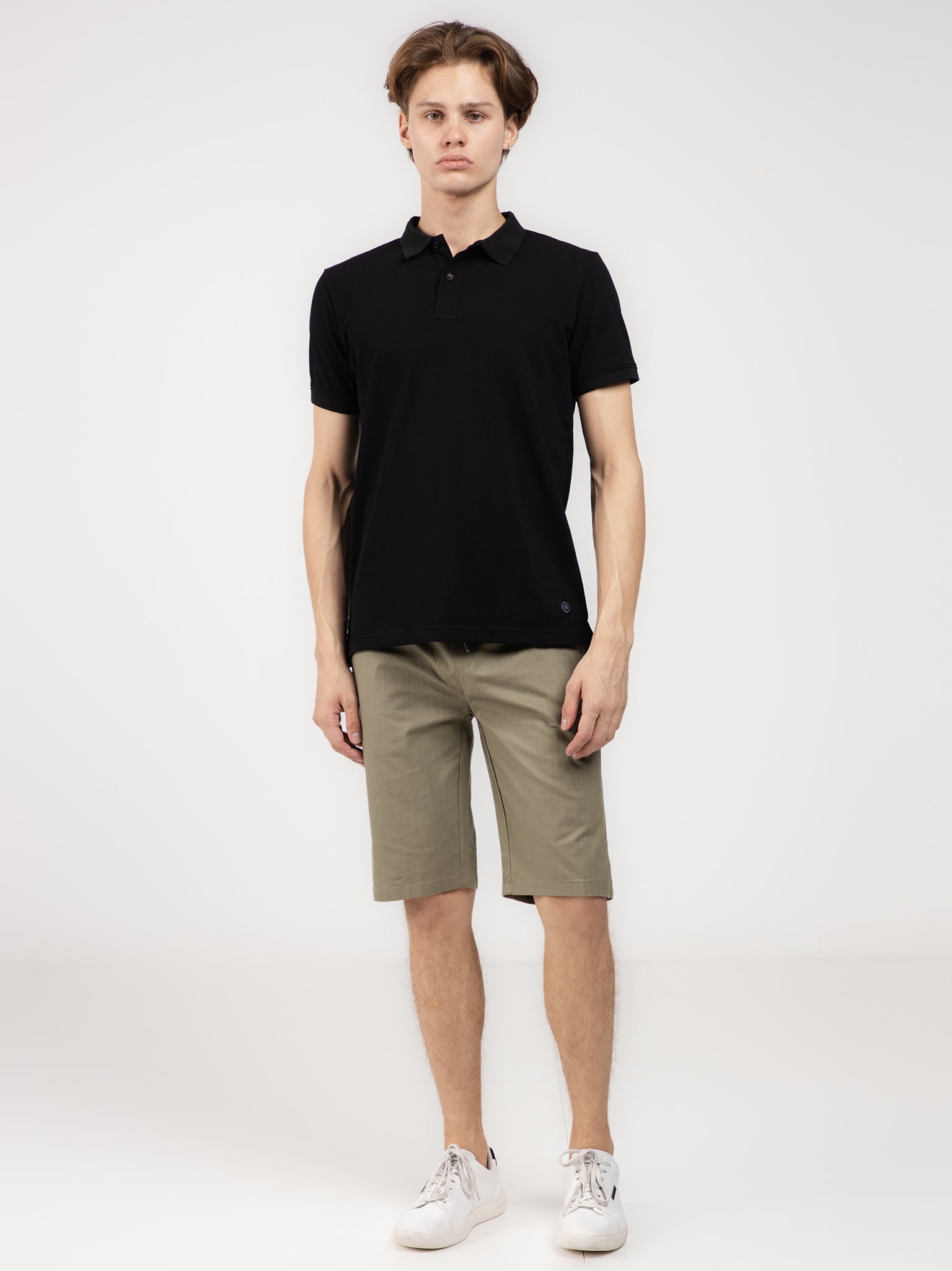 DEEDAT Slim Fit Short - Olive
