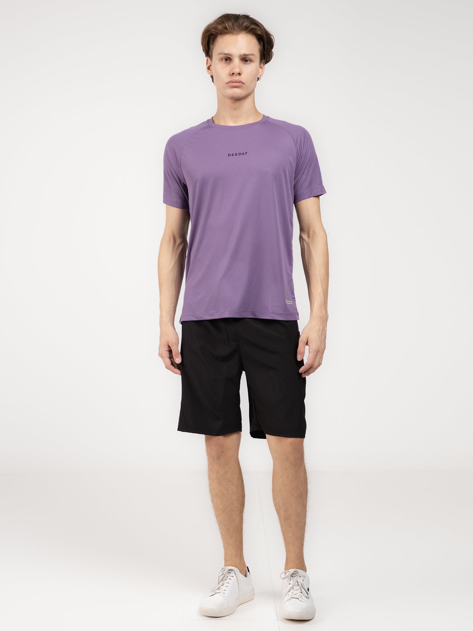 DEEDAT Performance Wear Crew Neck Tee - Purple