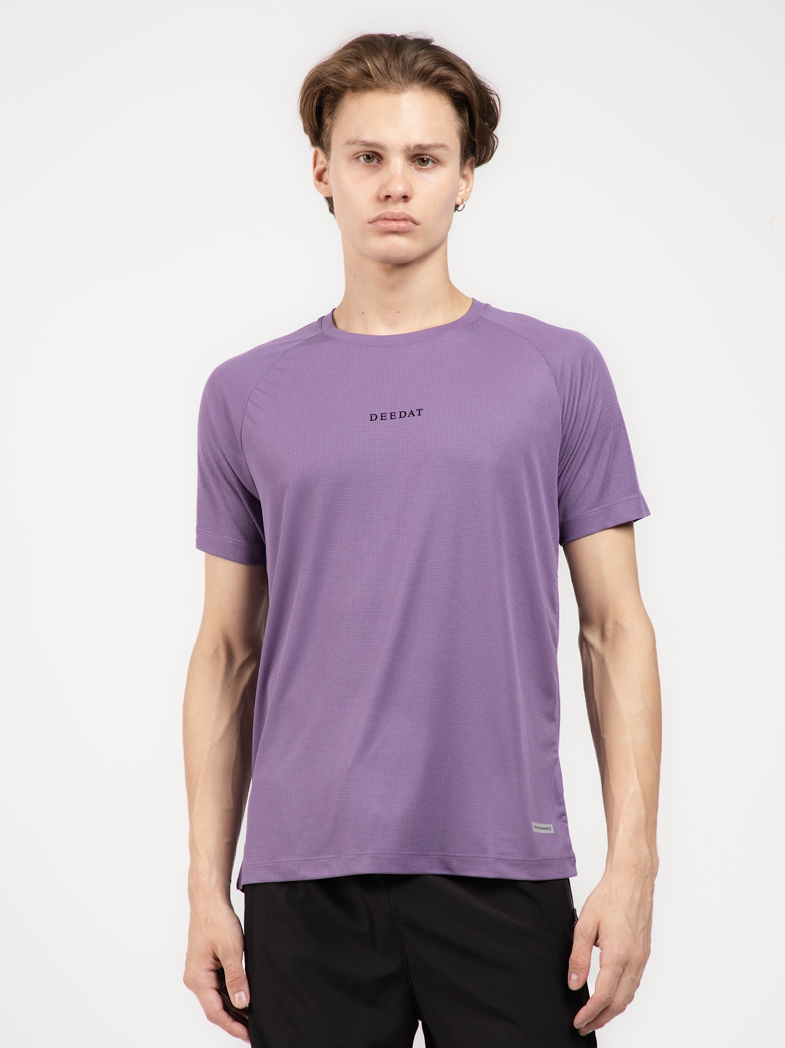DEEDAT Performance Wear Crew Neck Tee - Purple