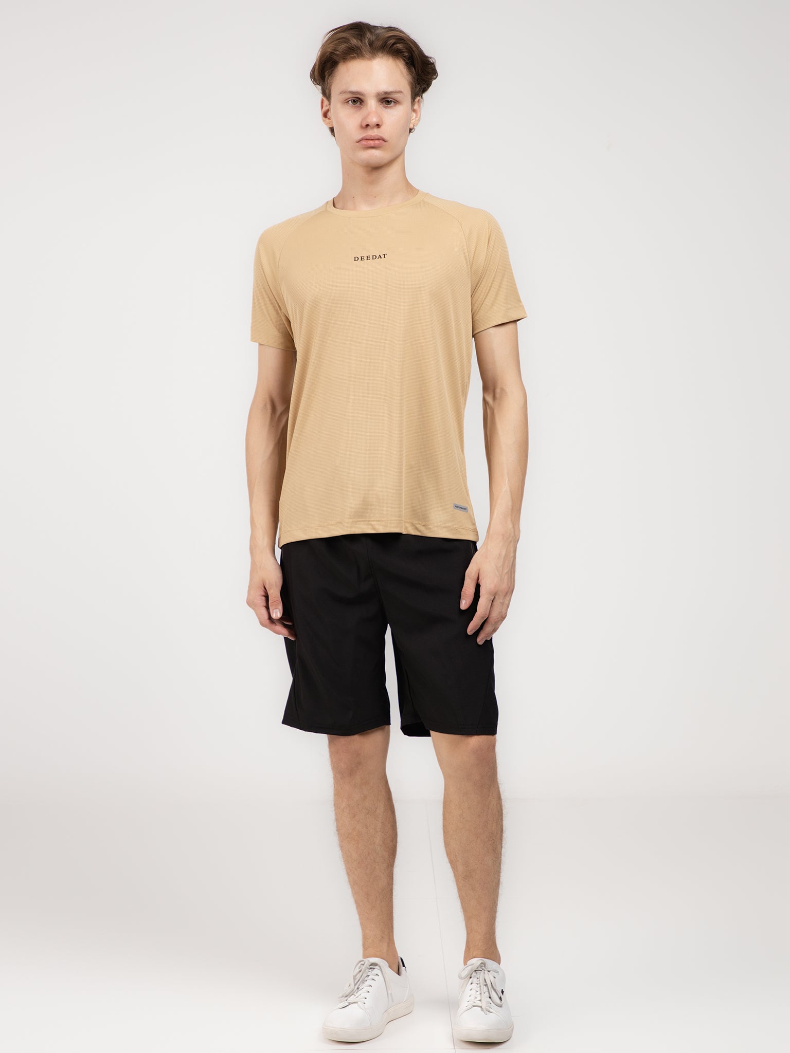 DEEDAT Performance Wear Crew Neck Tee - Mustard