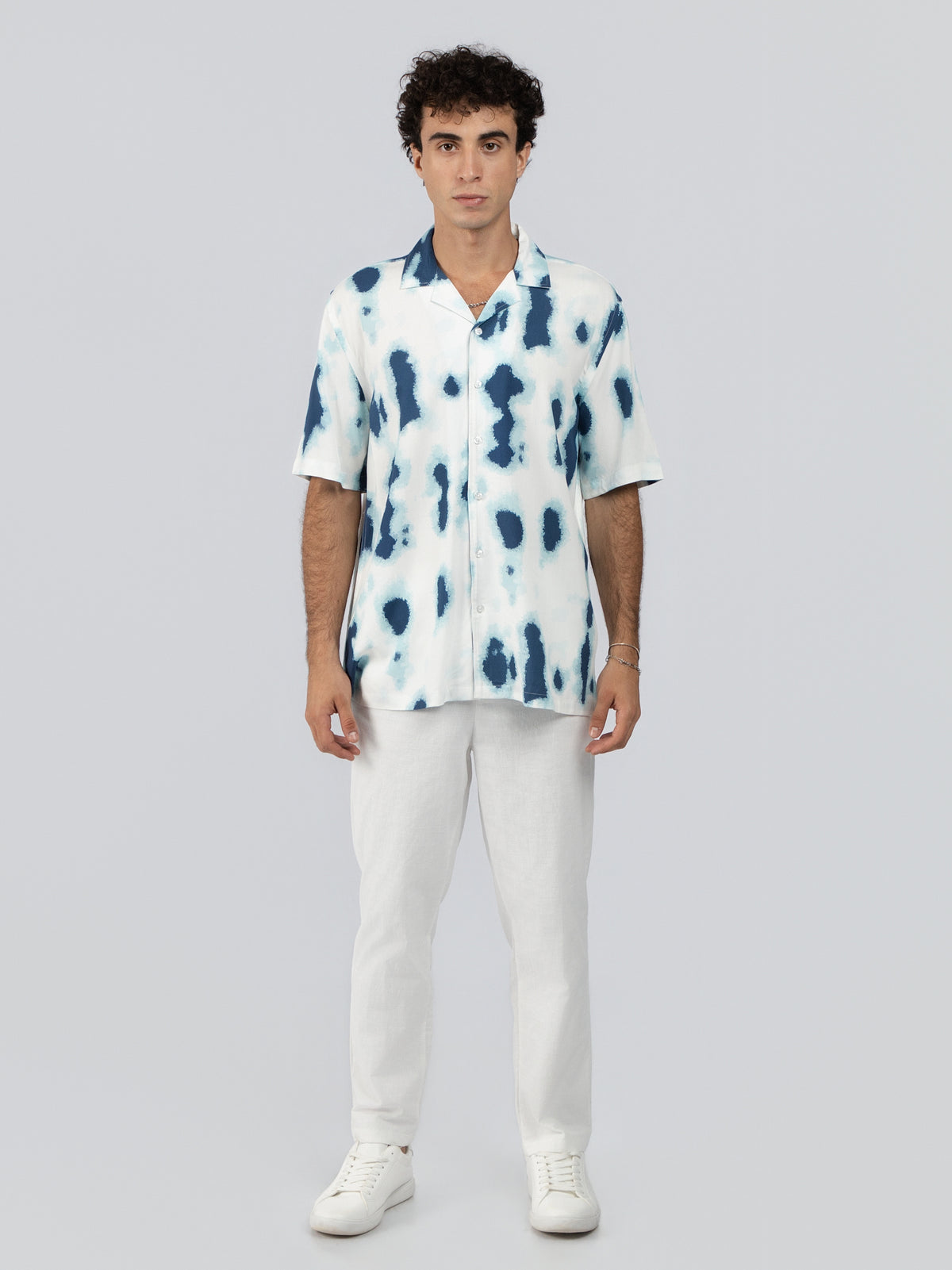 DEEDAT Regular Fit Casual Pant - Off White
