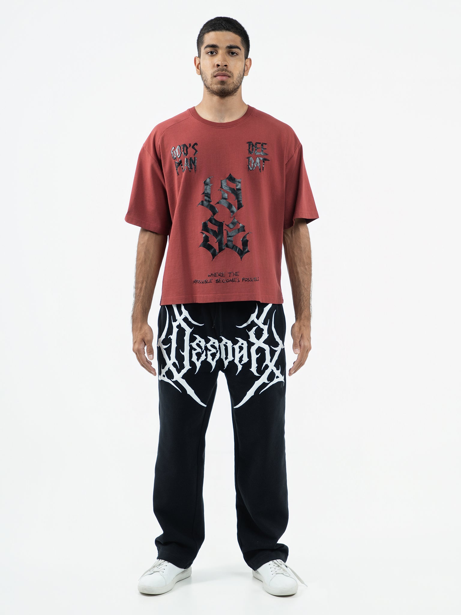 DEEDAT GOD'S PLAN Oversized Pant - Black