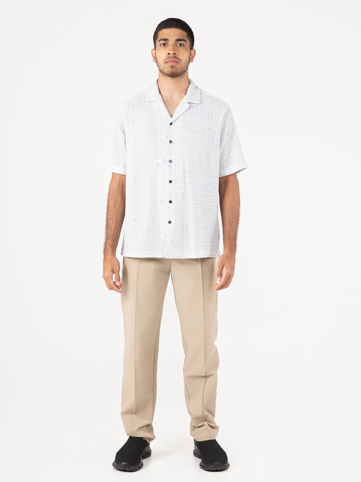 DEEDAT NATURE VERSE Men's Regular Fit Casual Shirt - Blue