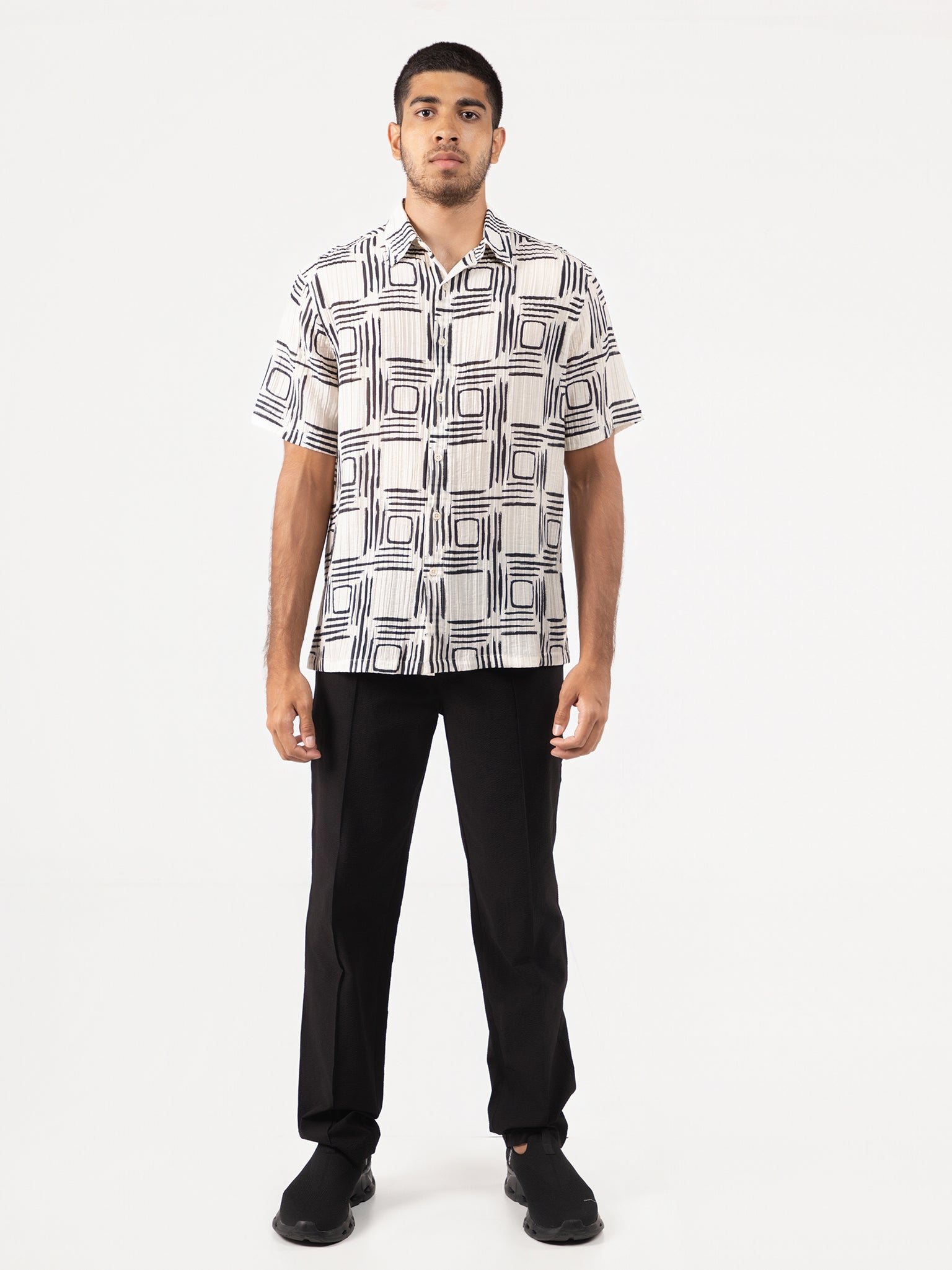 DEEDAT NATURE VERSE Men's Regular Fit Casual Shirt - Beige