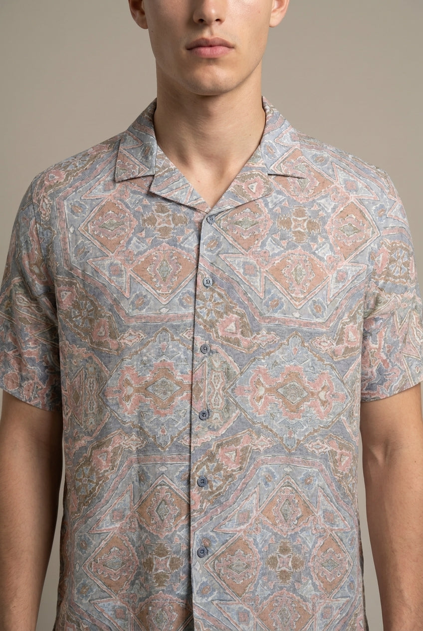 DEEDAT Regular Fit Casual Shirt - Gray