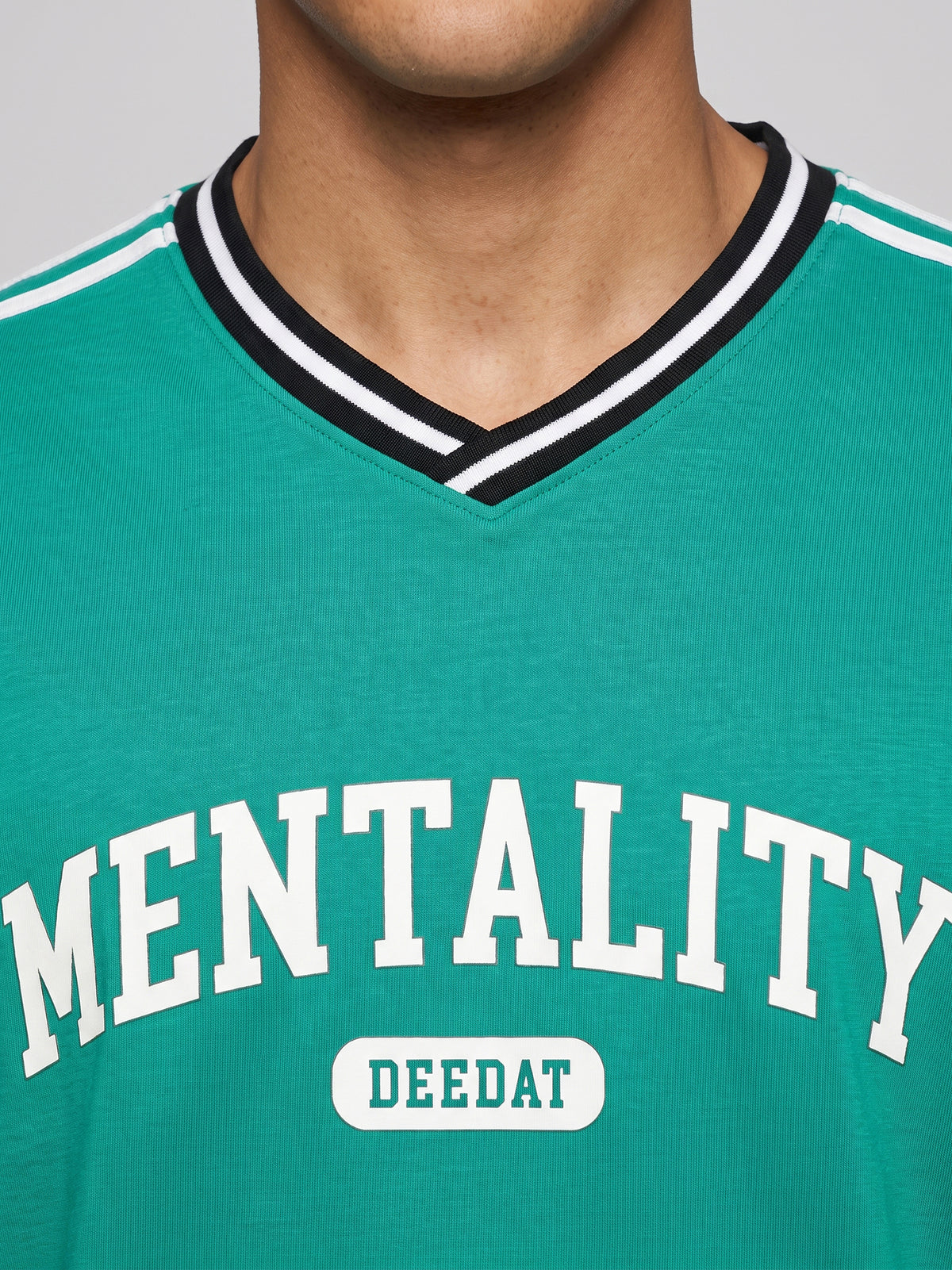 DEEDAT MNML WRLD Walker Oversized Tees - Green
