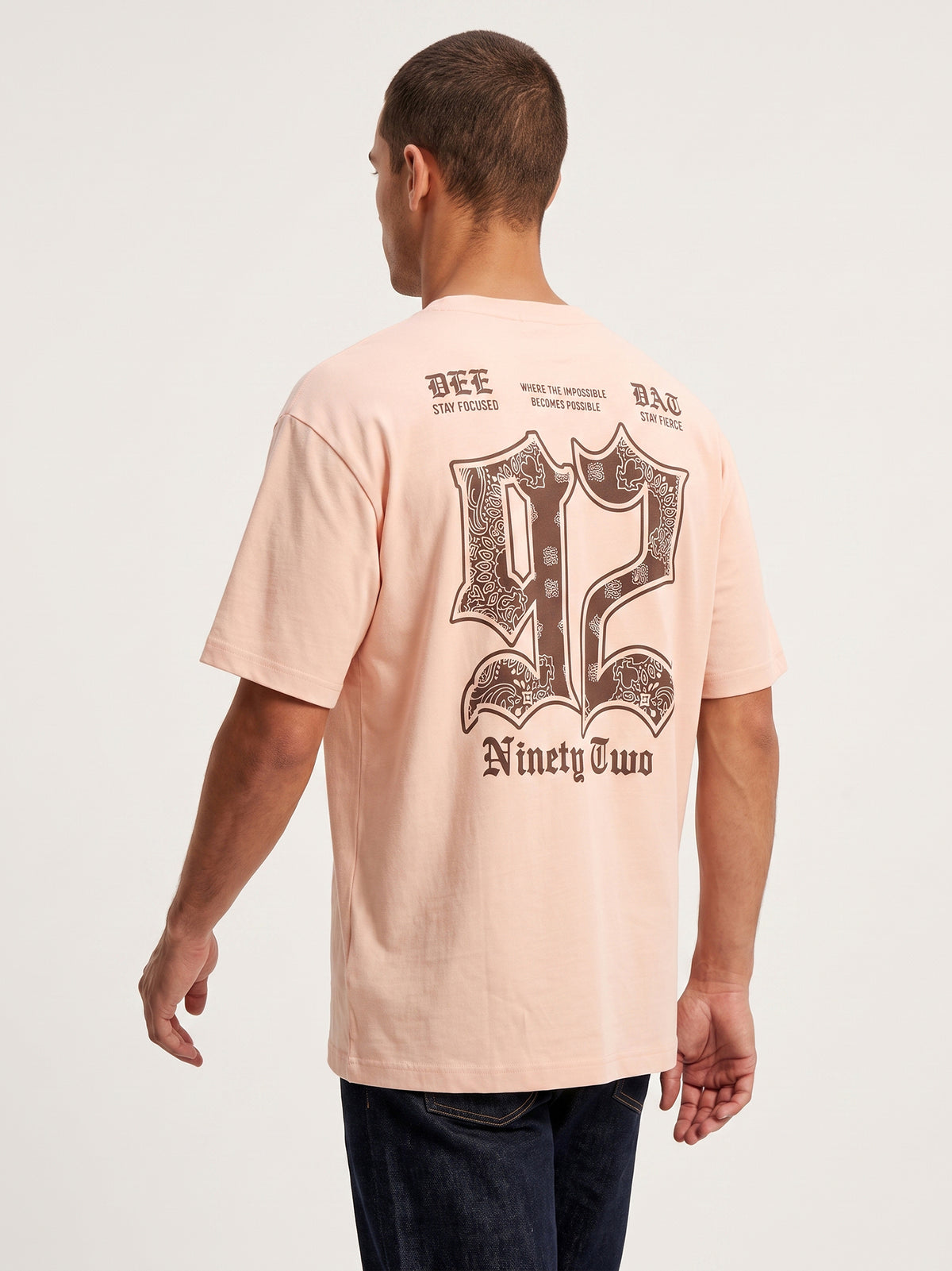 DEEDAT CHRONICLES Maverick Oversized Tees - Pink