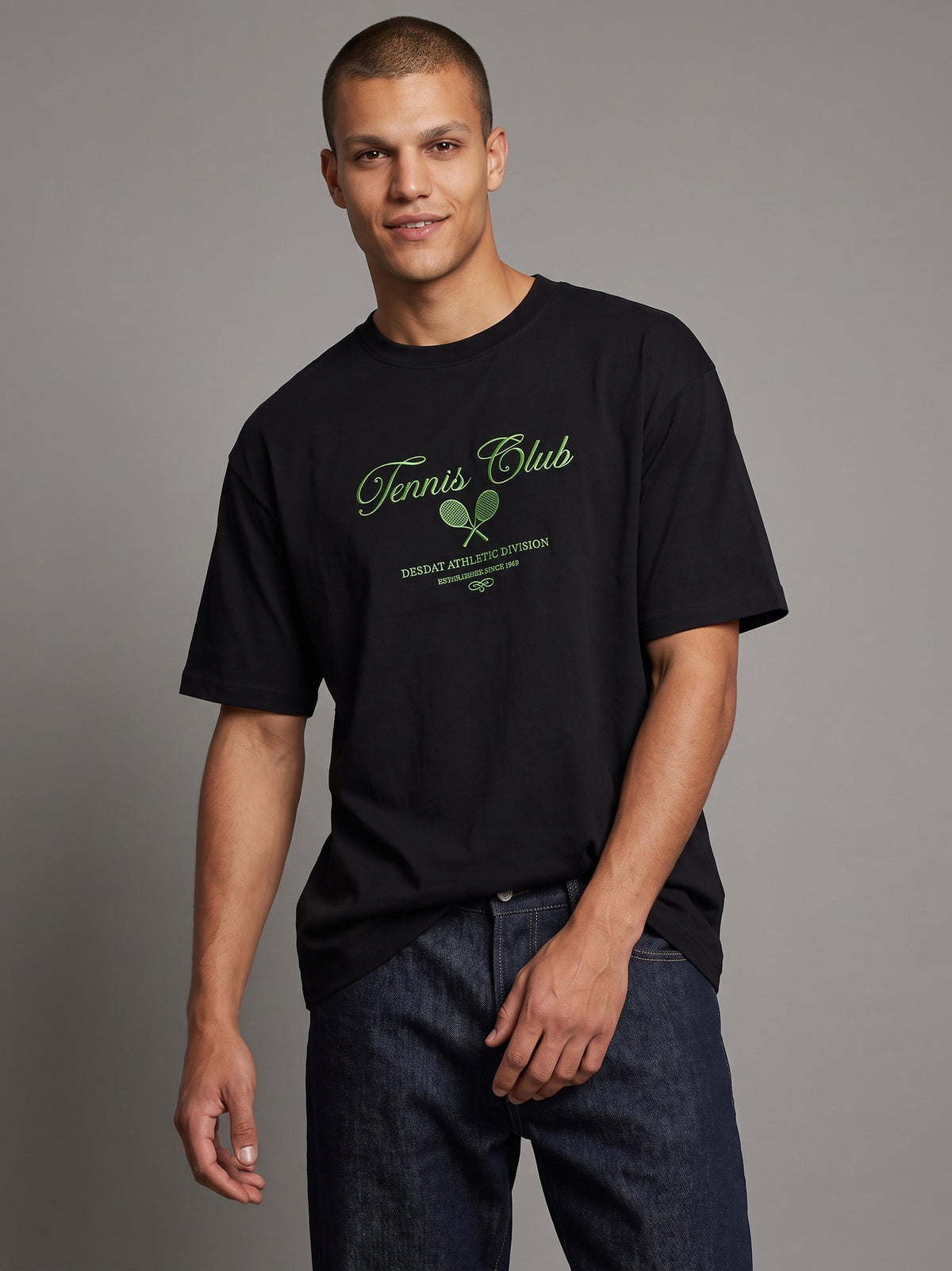 DEEDAT CHRONICLES Maverick Oversized Tees -Black