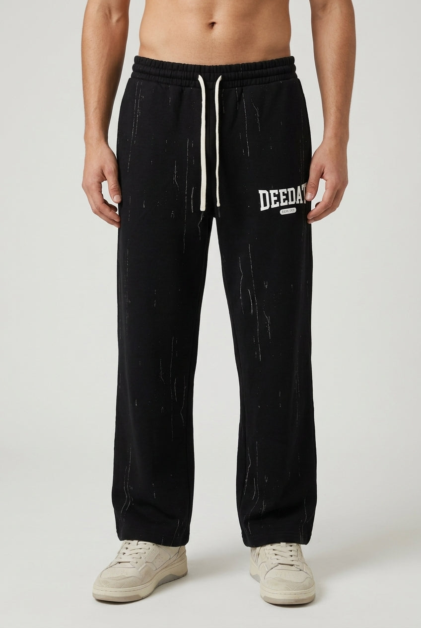 DEEDAT Oversized Standard Hem Bottom -Black