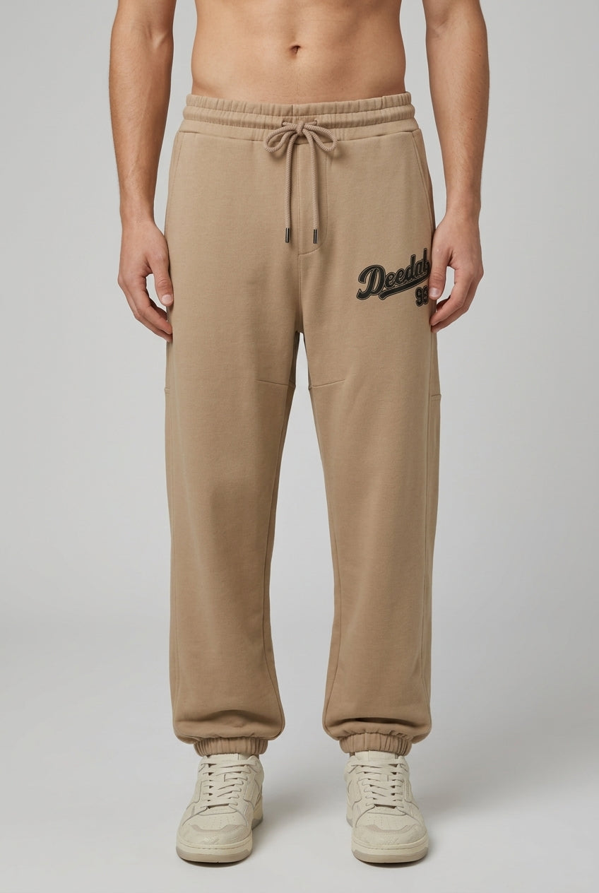 DEEDAT Oversized Standard Hem Bottom -Beige