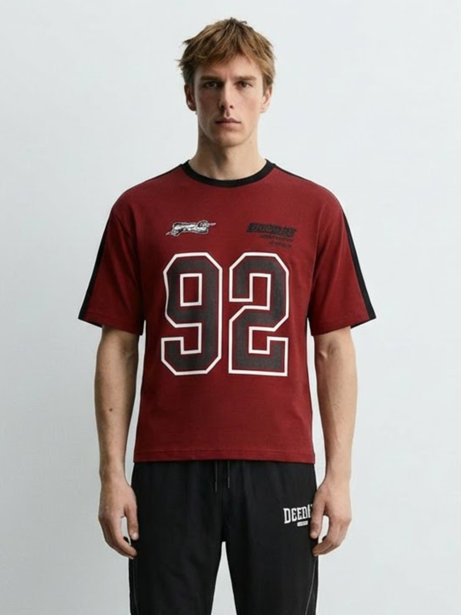 DEEDAT SUPREMACY Maximo Oversized Tees - Red