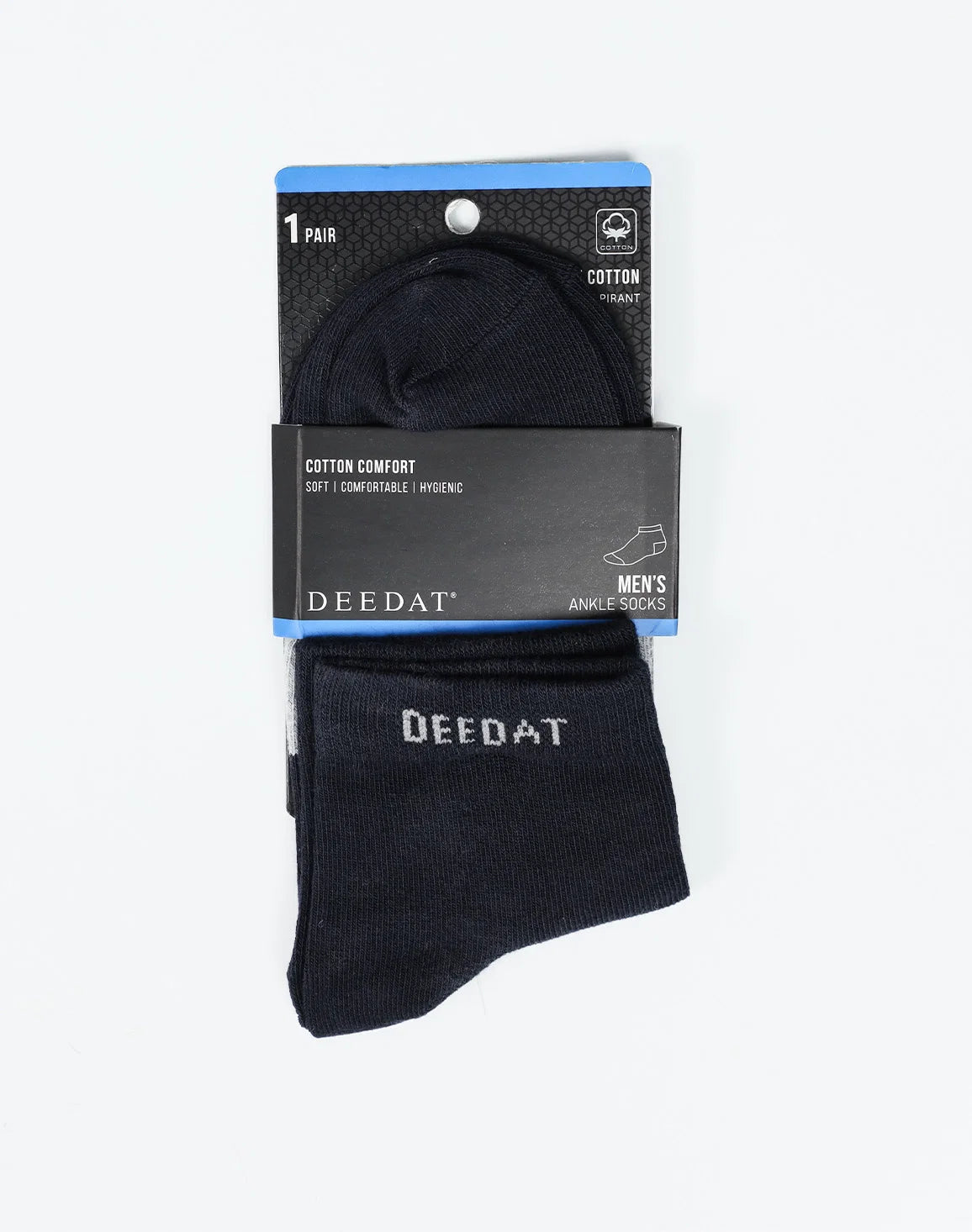 DEEDAT Men's Ankle Socks - Navy