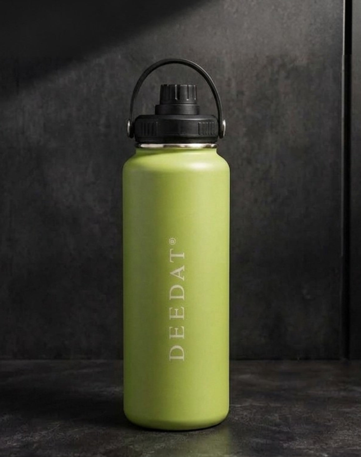 DEEDAT Stainless Steel Water Bottle 1200 ML - Olive Green