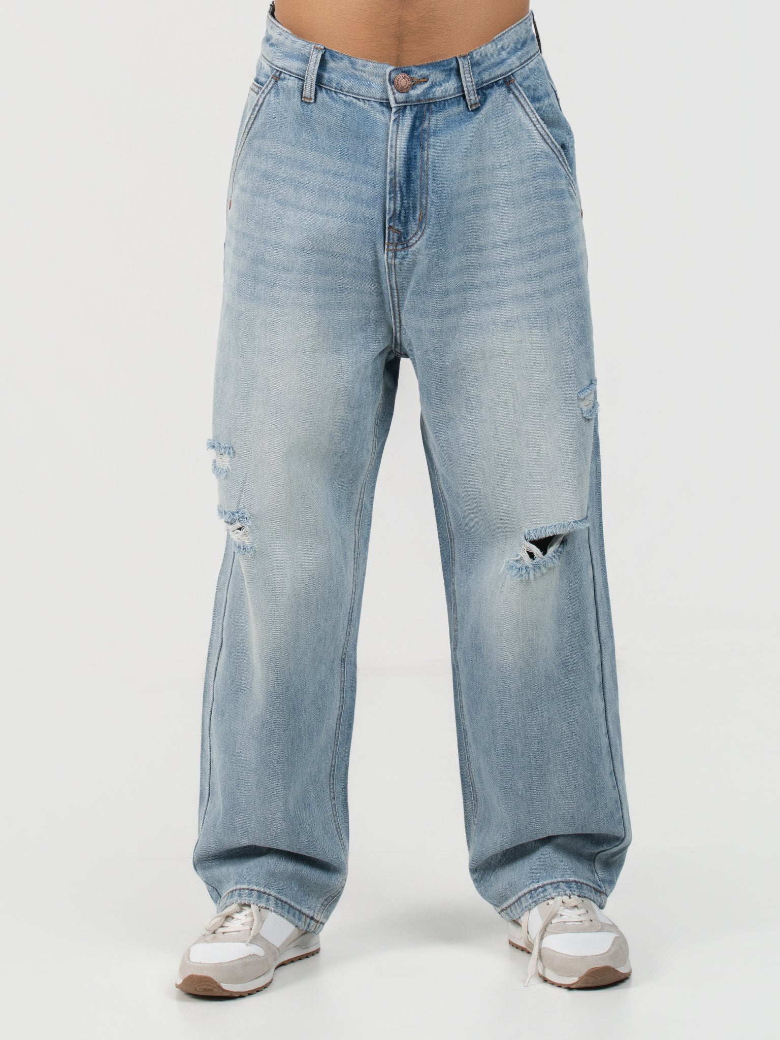 DEEDAT Oversize Jeans - Blue