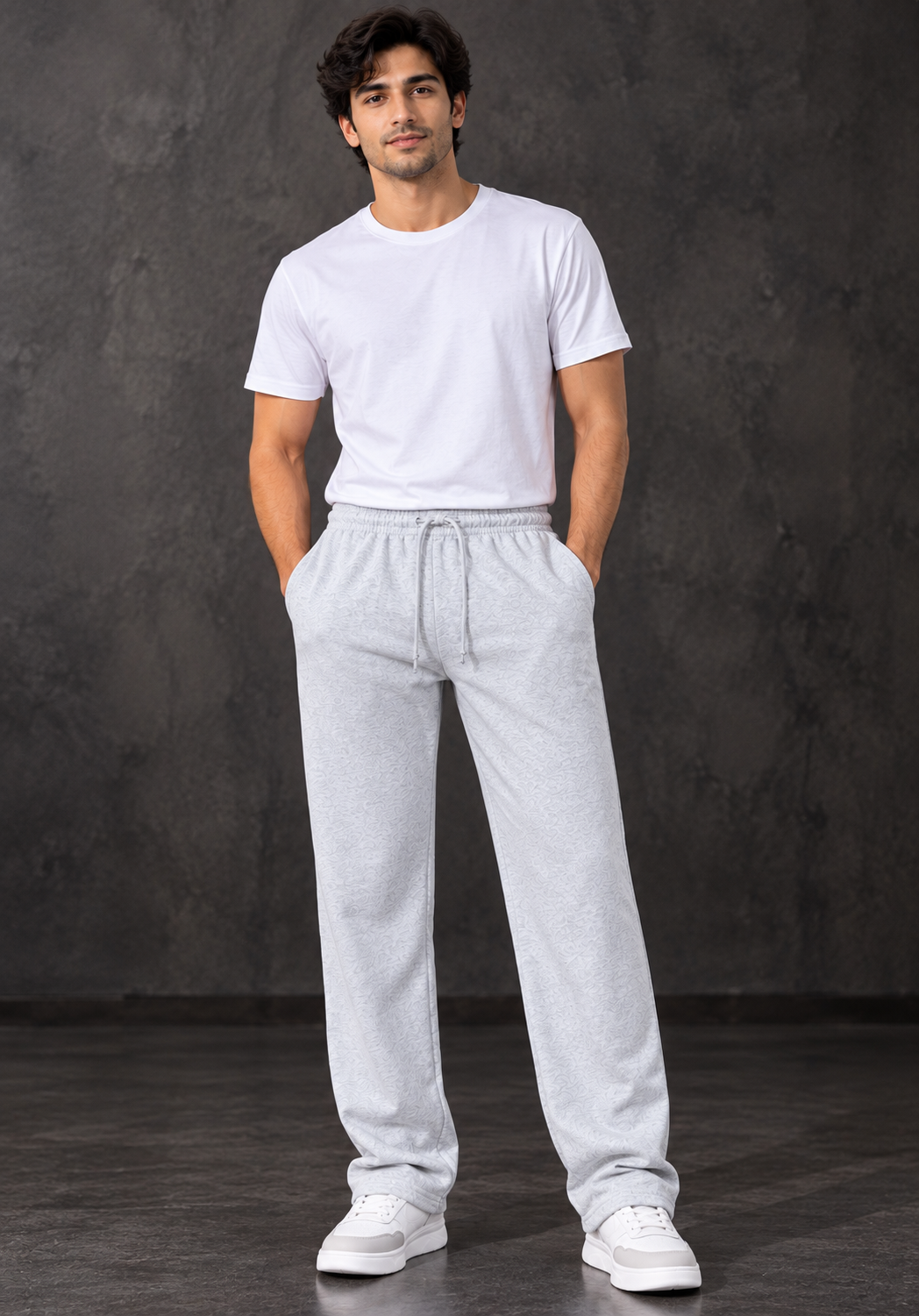 DEEDAT EAZY Comfort Fit Men's Casual Pant - Grey