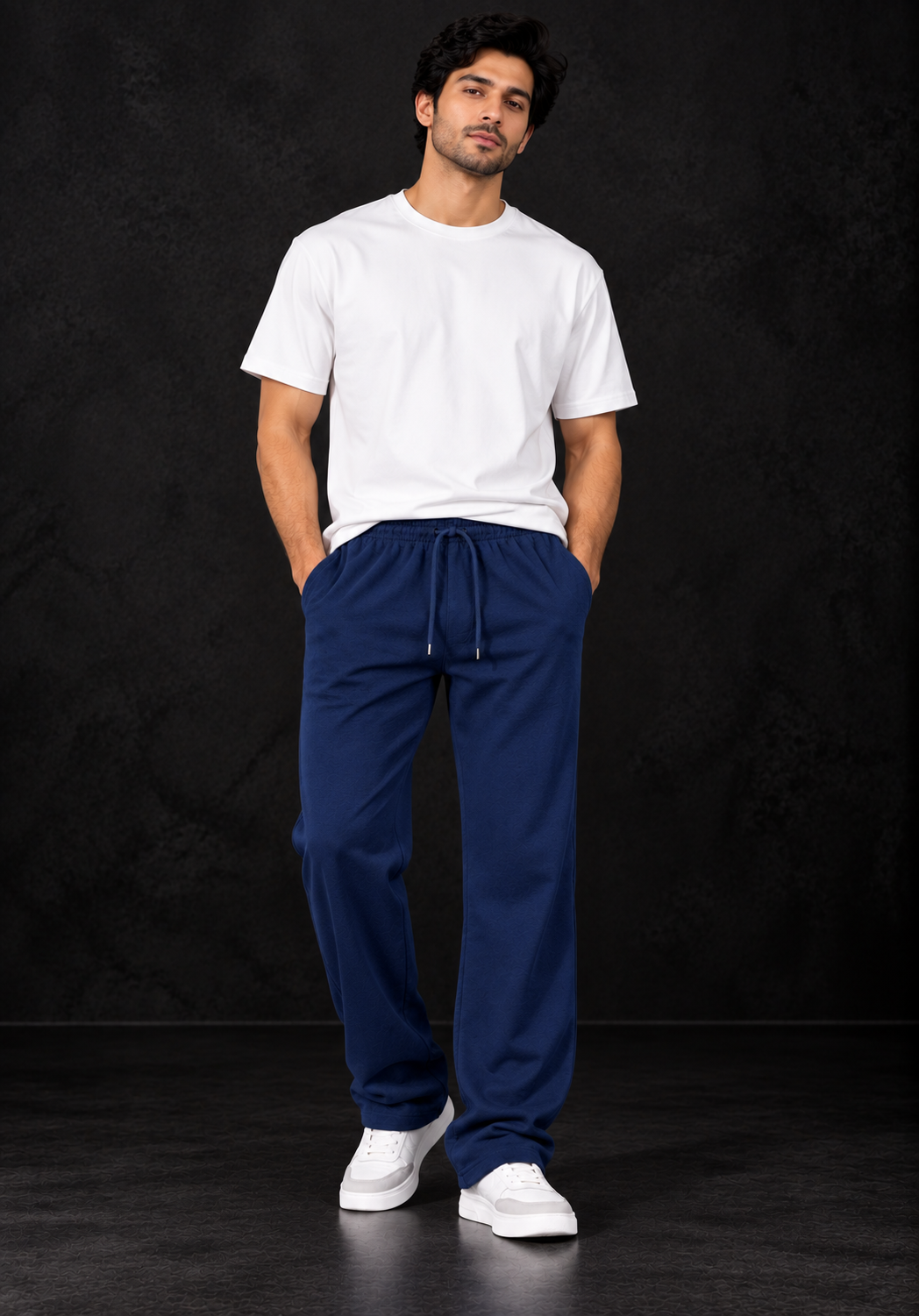 DEEDAT EAZY Comfort Fit Men's Casual Pant - Navy