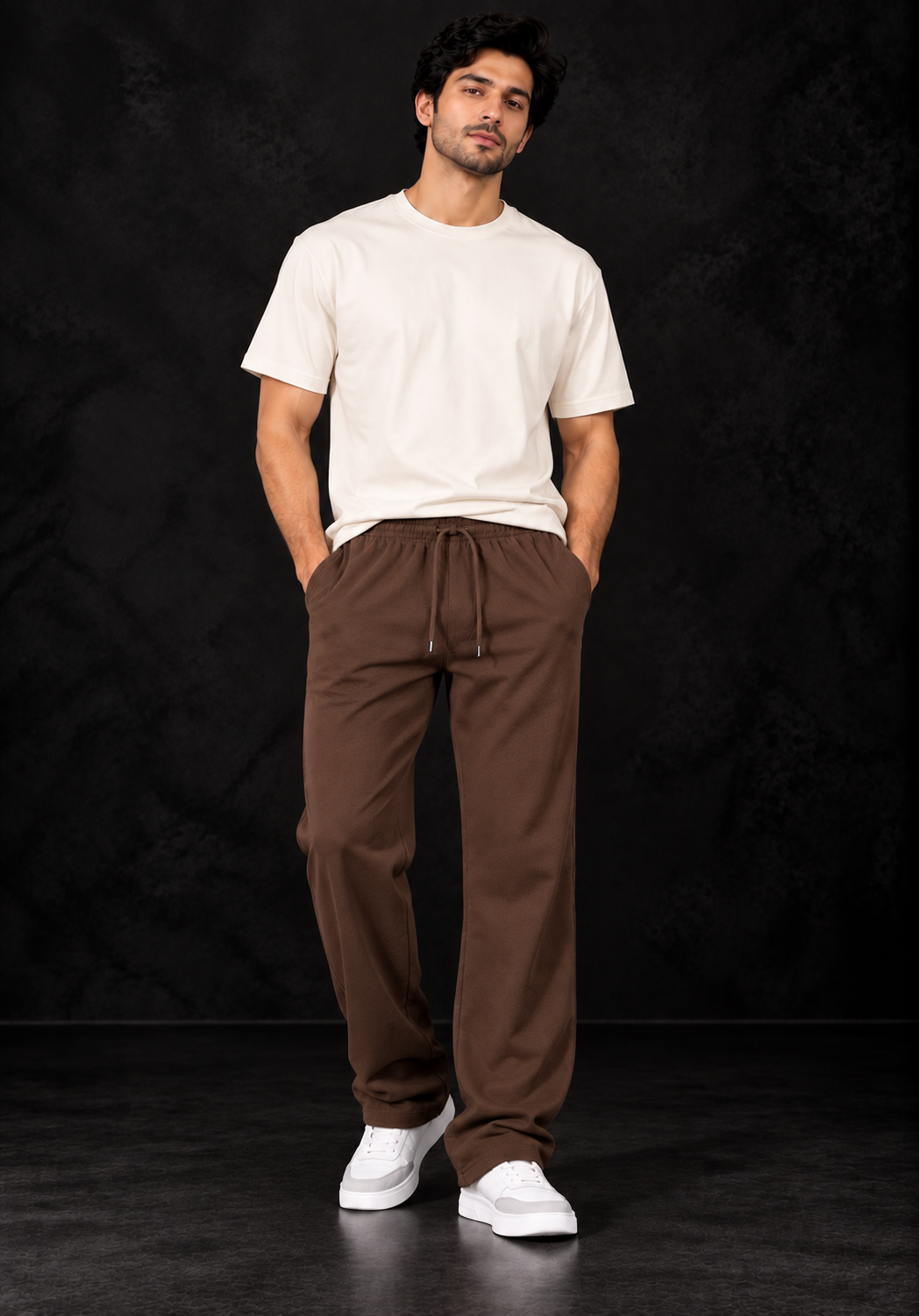 DEEDAT EAZY Comfort Fit Men's Casual Pant - Brown