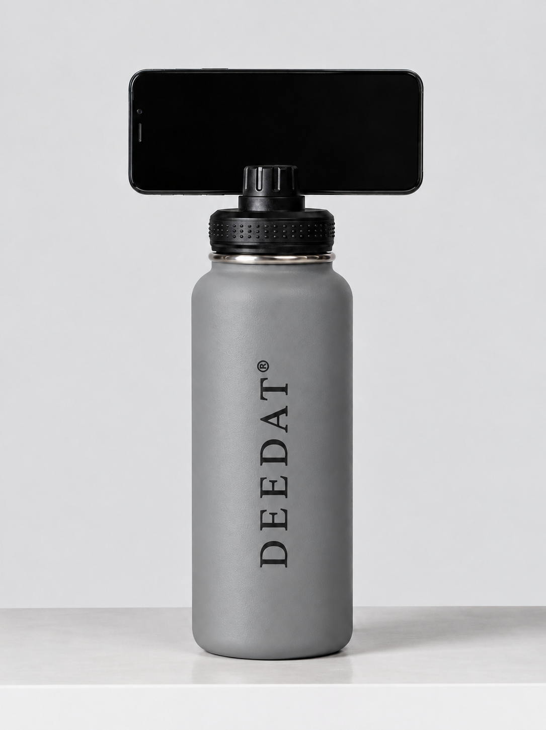 DEEDAT Stainless Steel Water Bottle 800 ML - Gray
