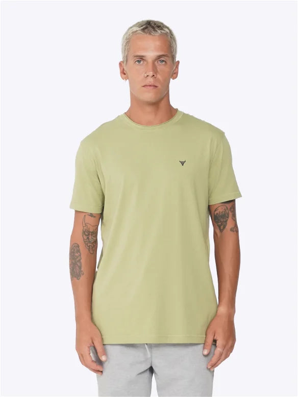 DEEDAT Bull Head Crew Neck Tee - Green