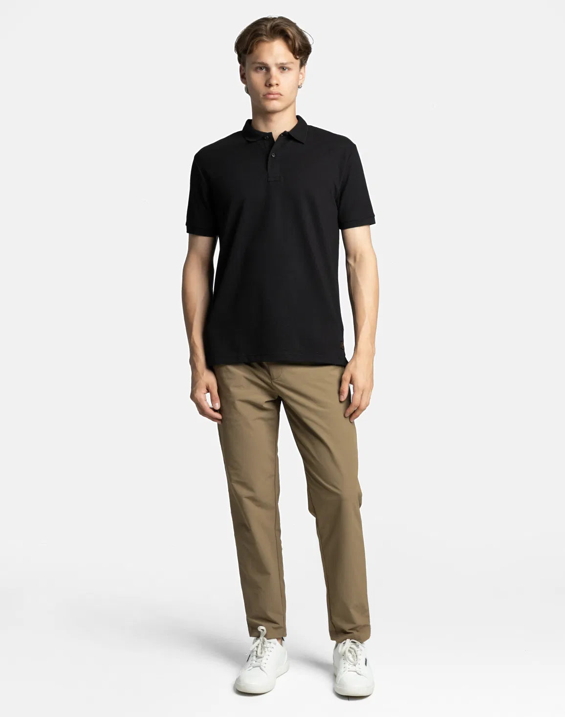 DEEDAT Polo Regular Fit Tees - Black