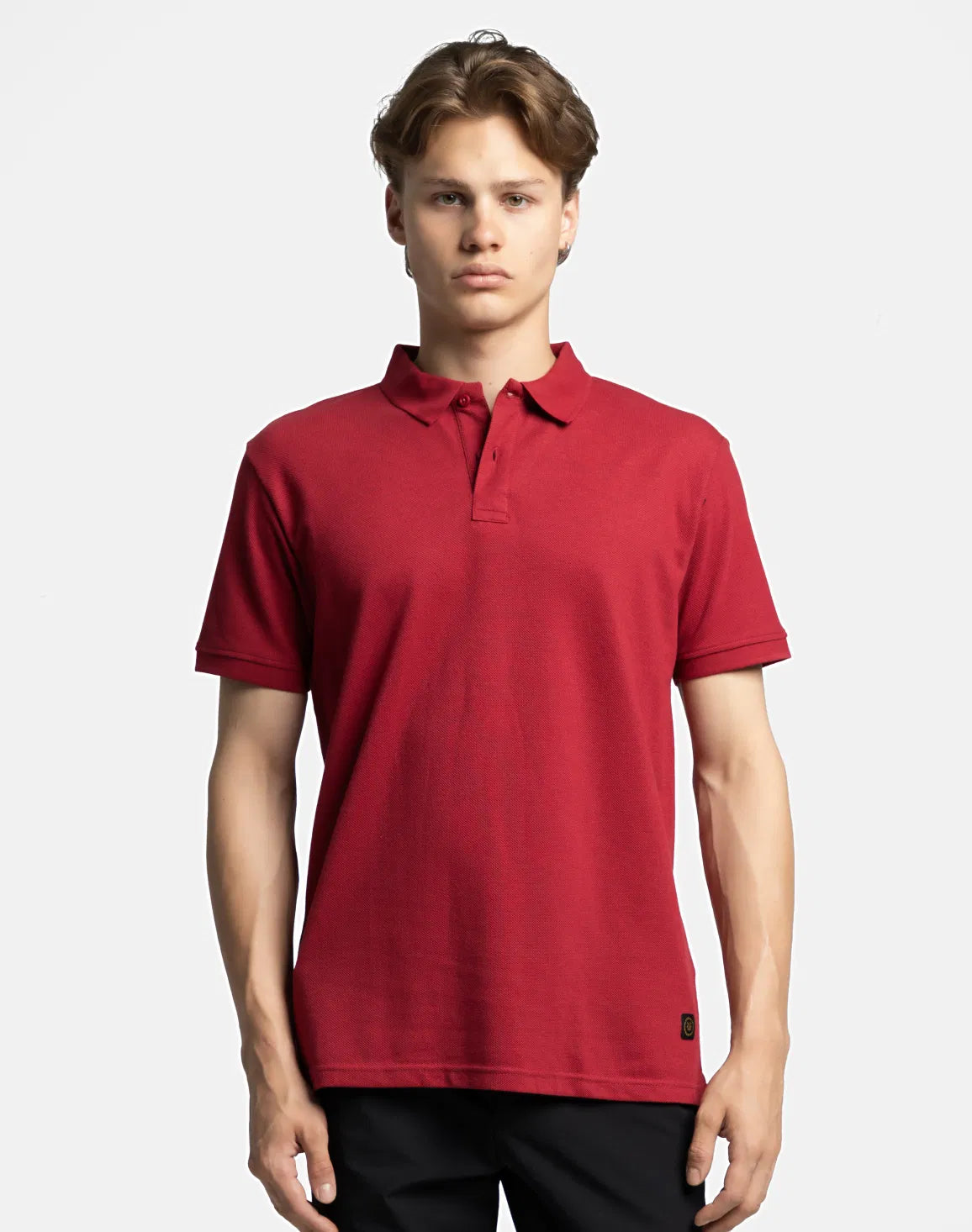 DEEDAT Polo Regular Fit Tees - Cherry Red