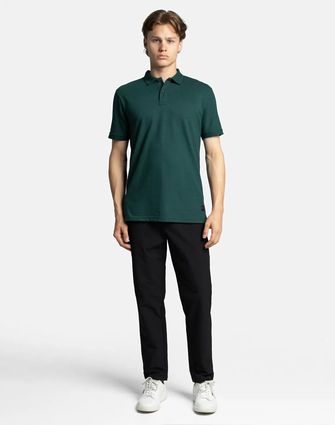 DEEDAT Polo Regular Fit Tees - Dark Green