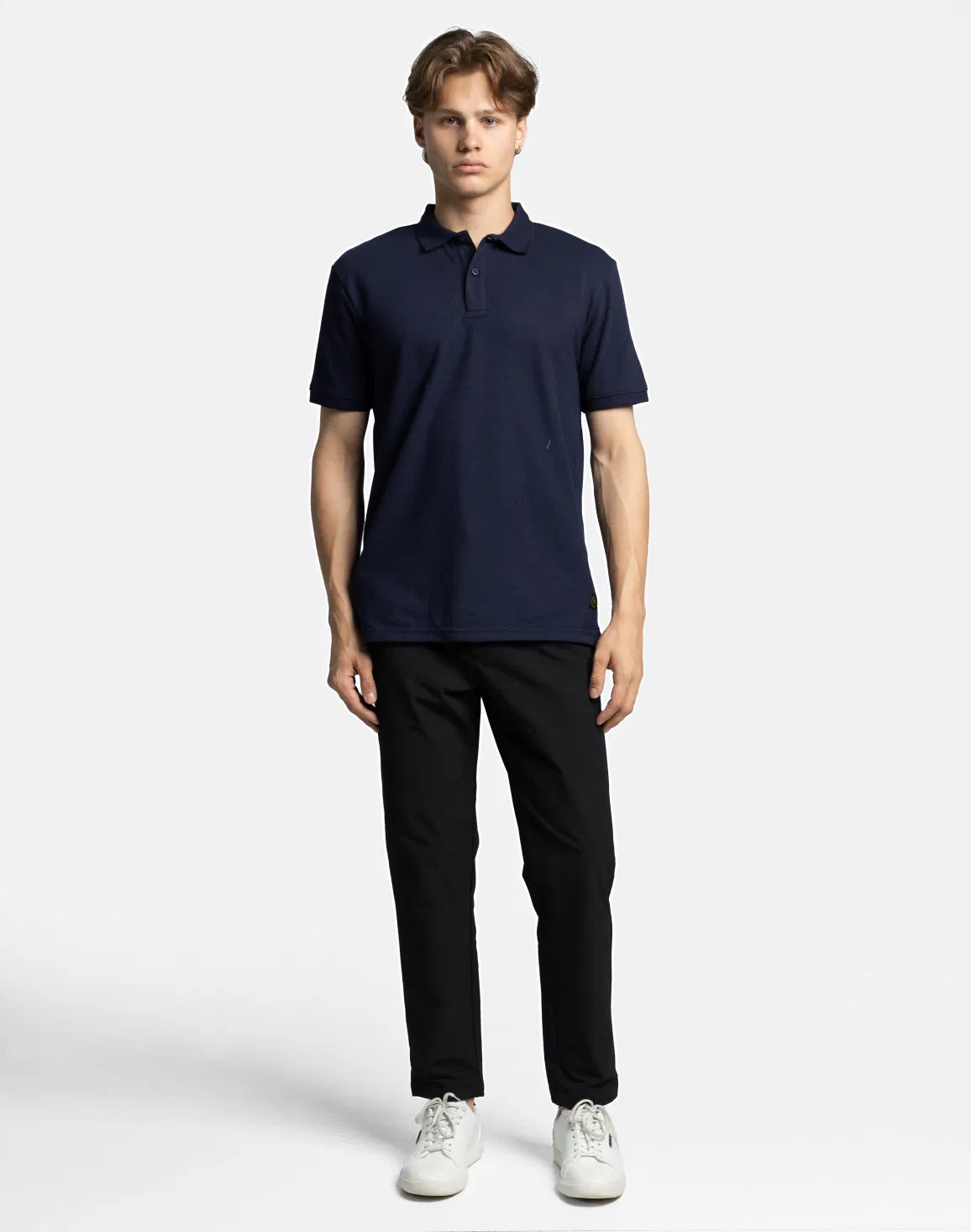 DEEDAT Polo Regular Fit Tees - Navy