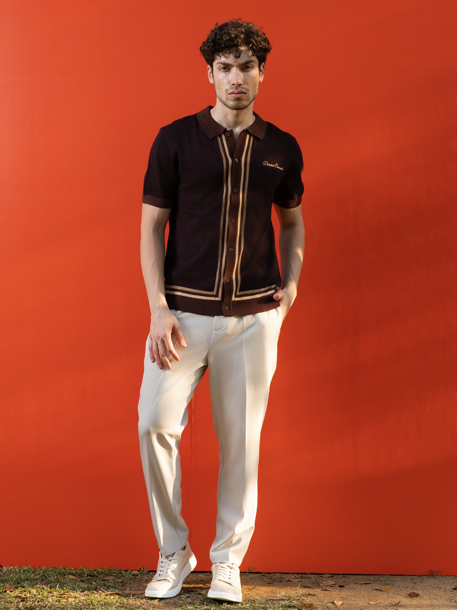 DEEDAT PORTOFINO Casual Shirt - Brown