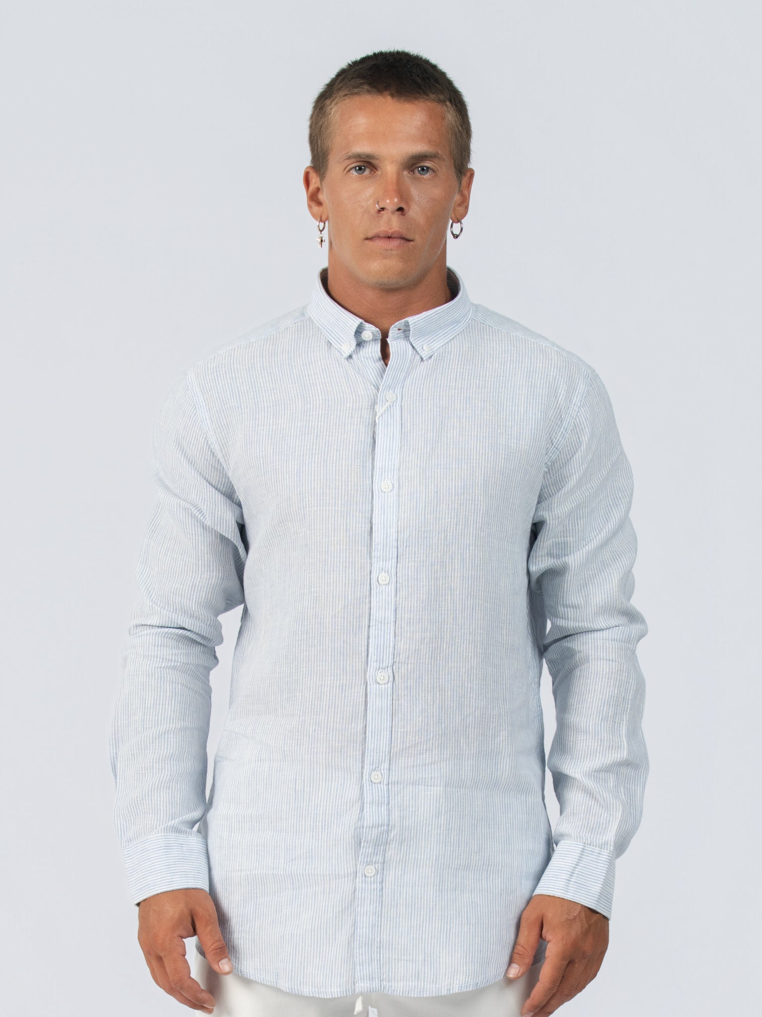 DEEDAT Regular Fit Casual Shirt - Blue