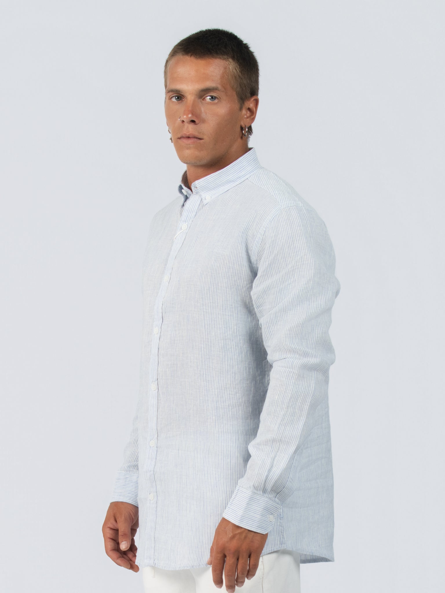 DEEDAT Regular Fit Casual Shirt - Blue