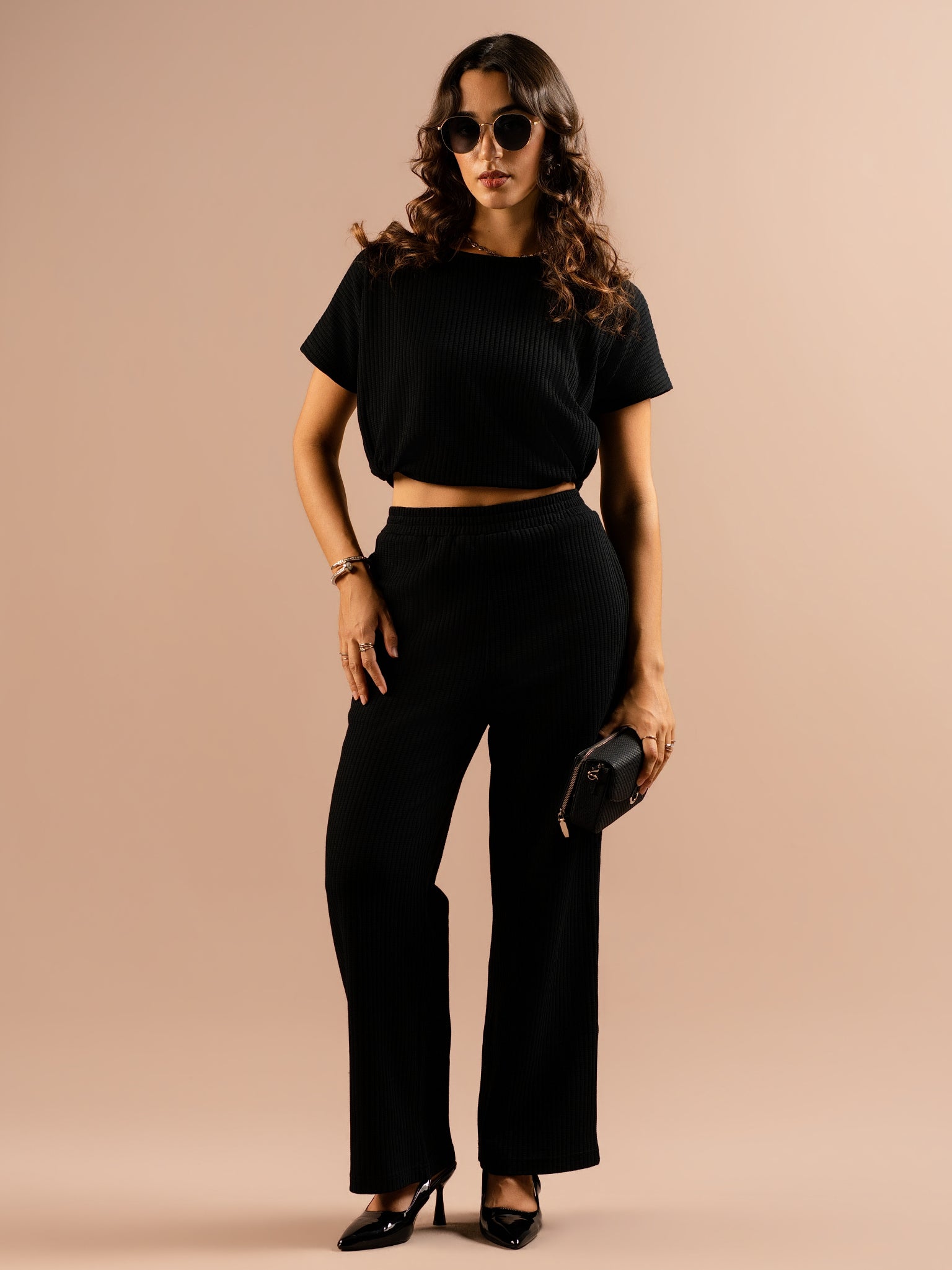 DEEDAT Women's Casual Pant - Black