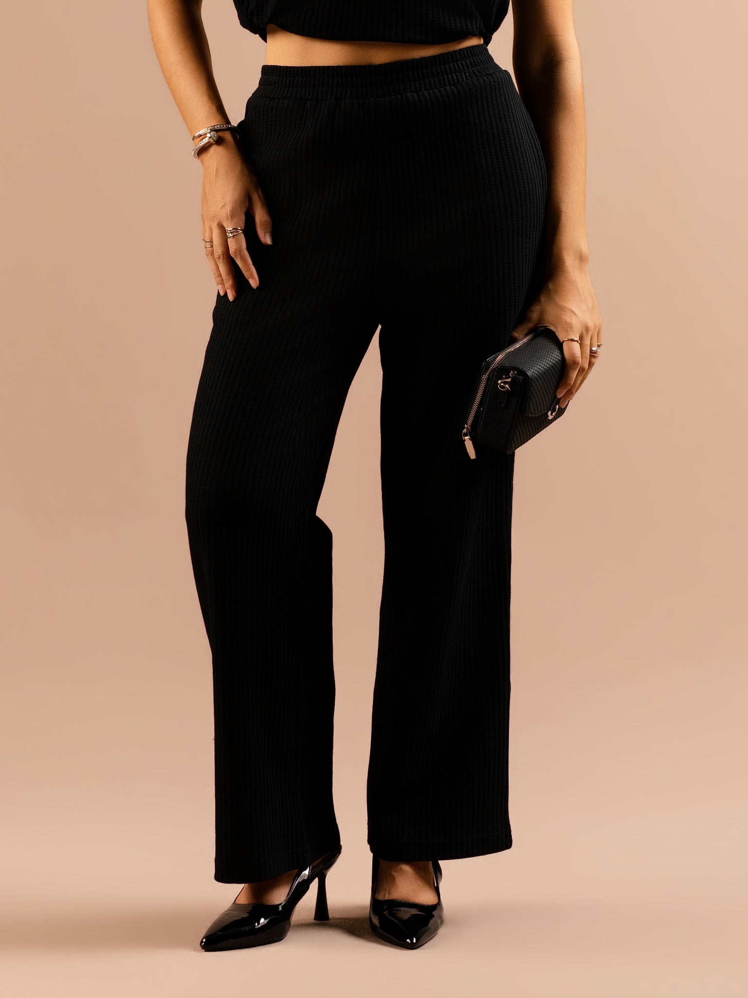 DEEDAT Women's Casual Pant - Black