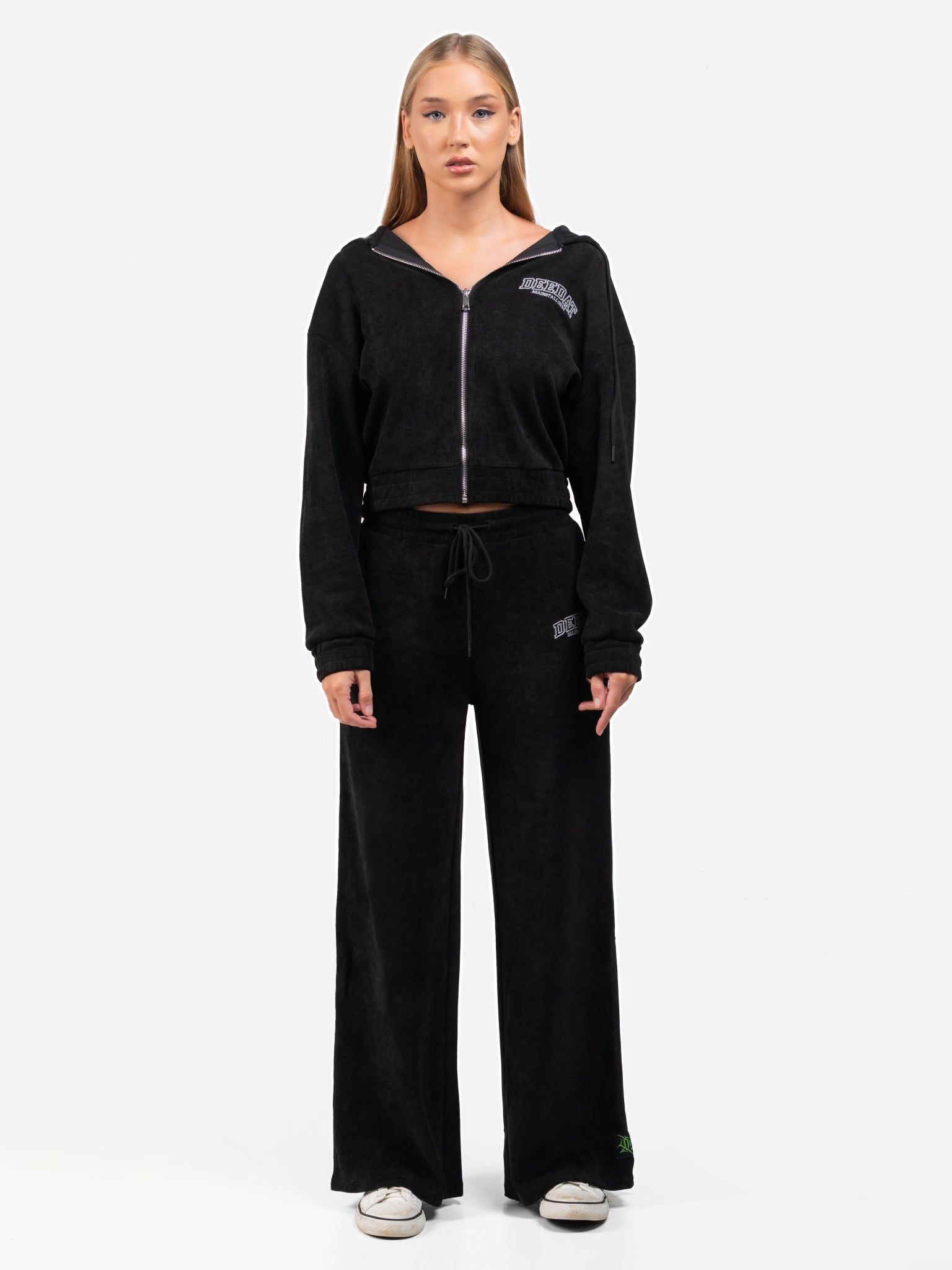 DEEDAT SICKO MODE Long Sleeve Hooded Jacket - Black