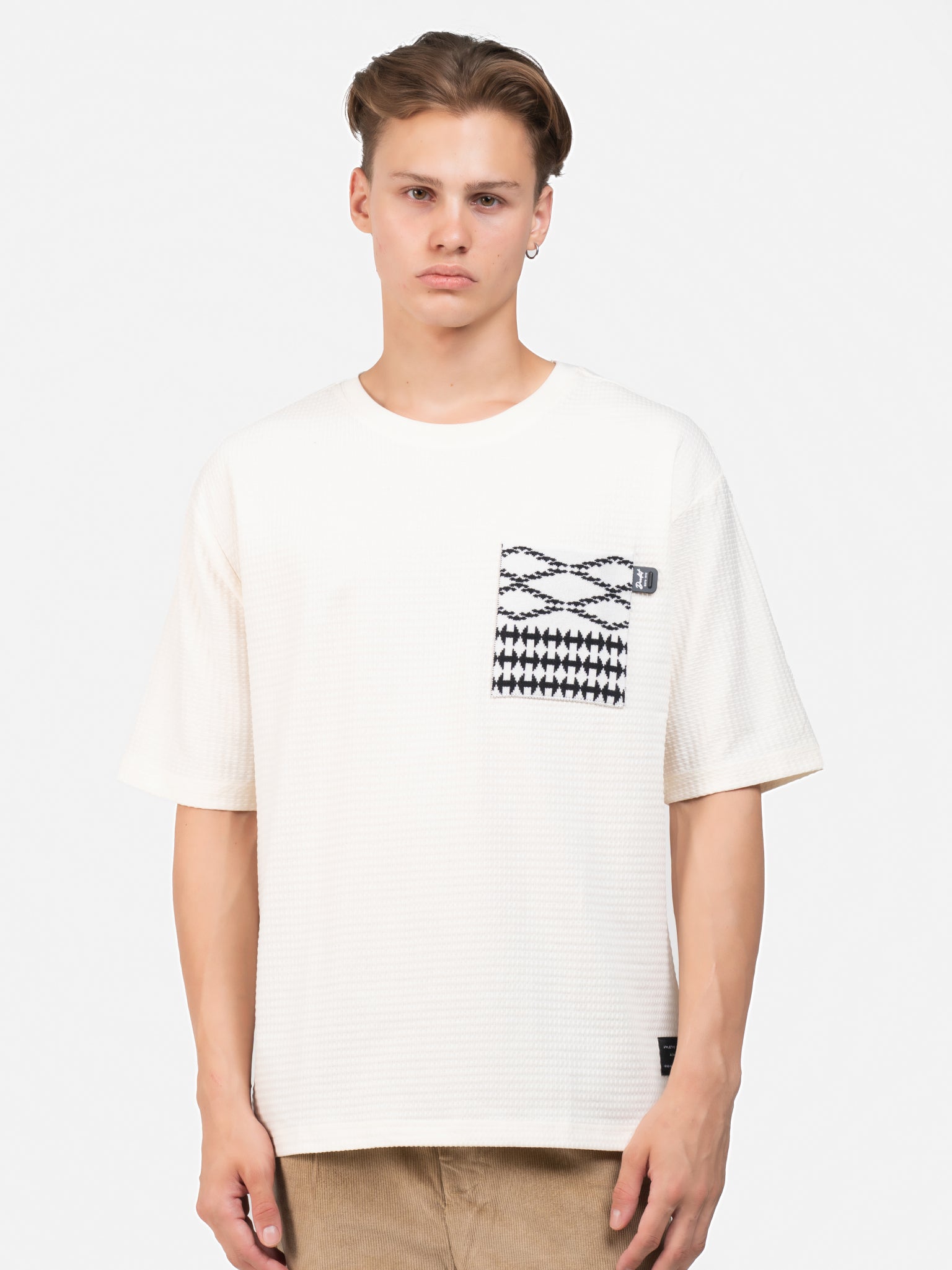 DEEDAT Oversize Short Sleeve Tees - Off White