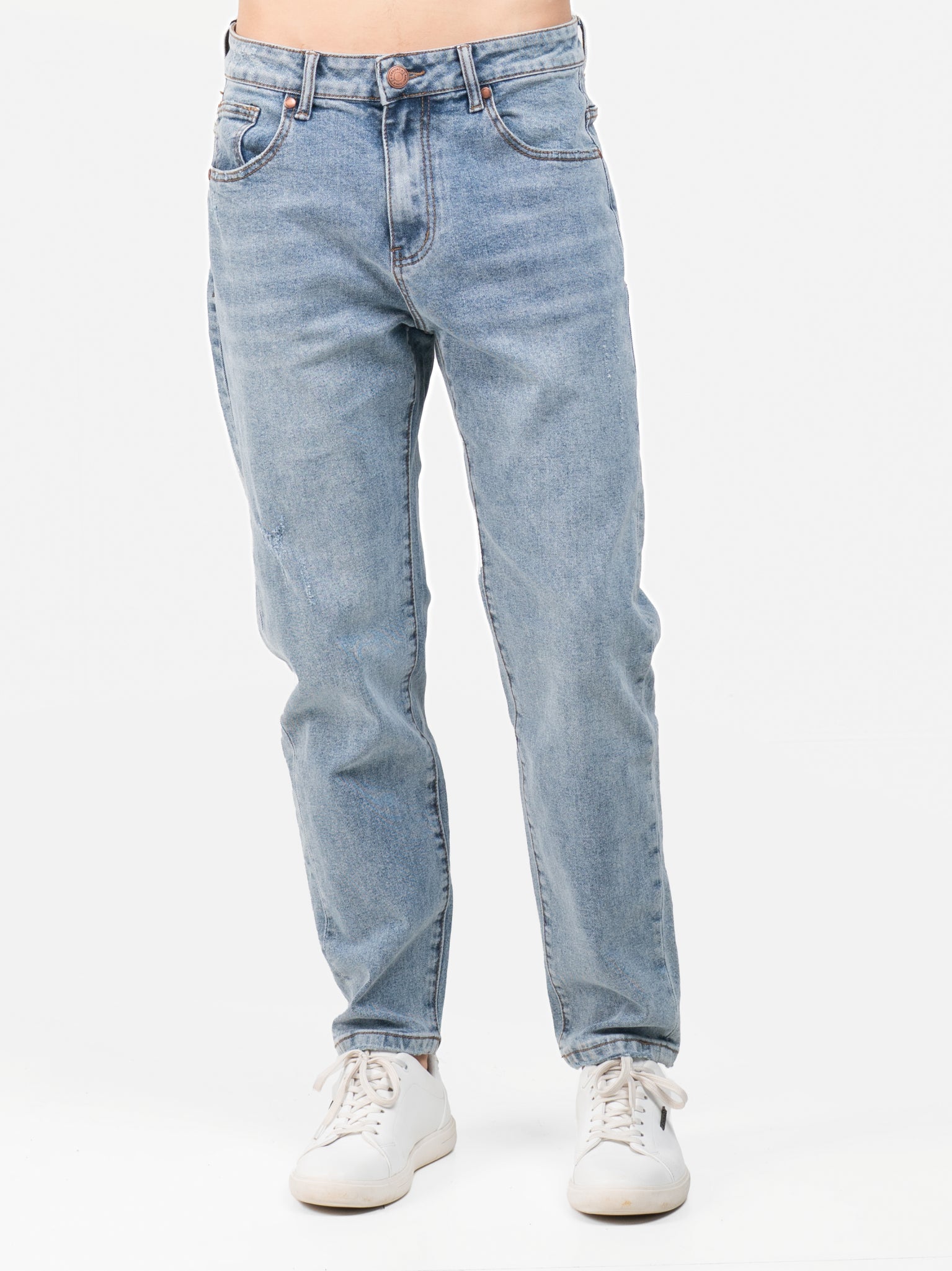 DEEDAT Tapered Fit Jeans - Blue