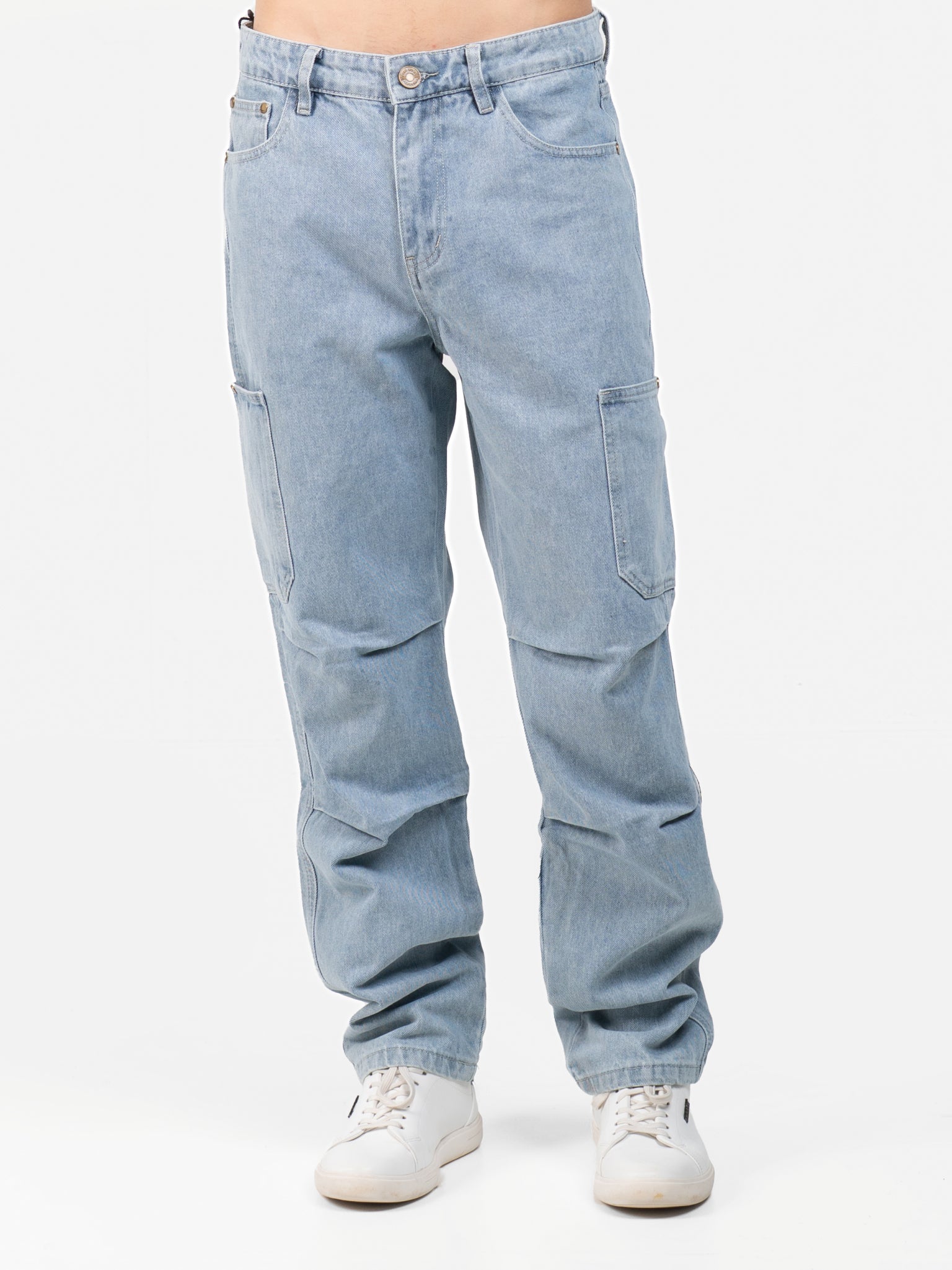 DEEDAT Oversize Jeans - Light Blue