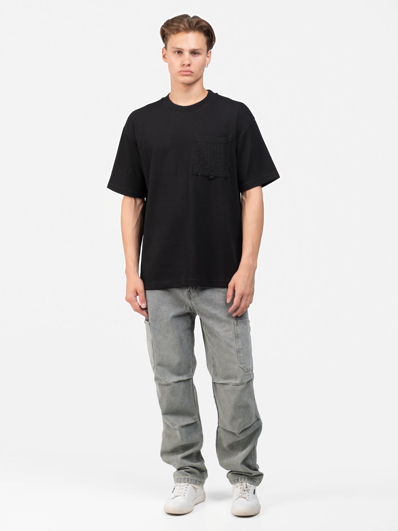 DEEDAT Oversize Jeans - Gray