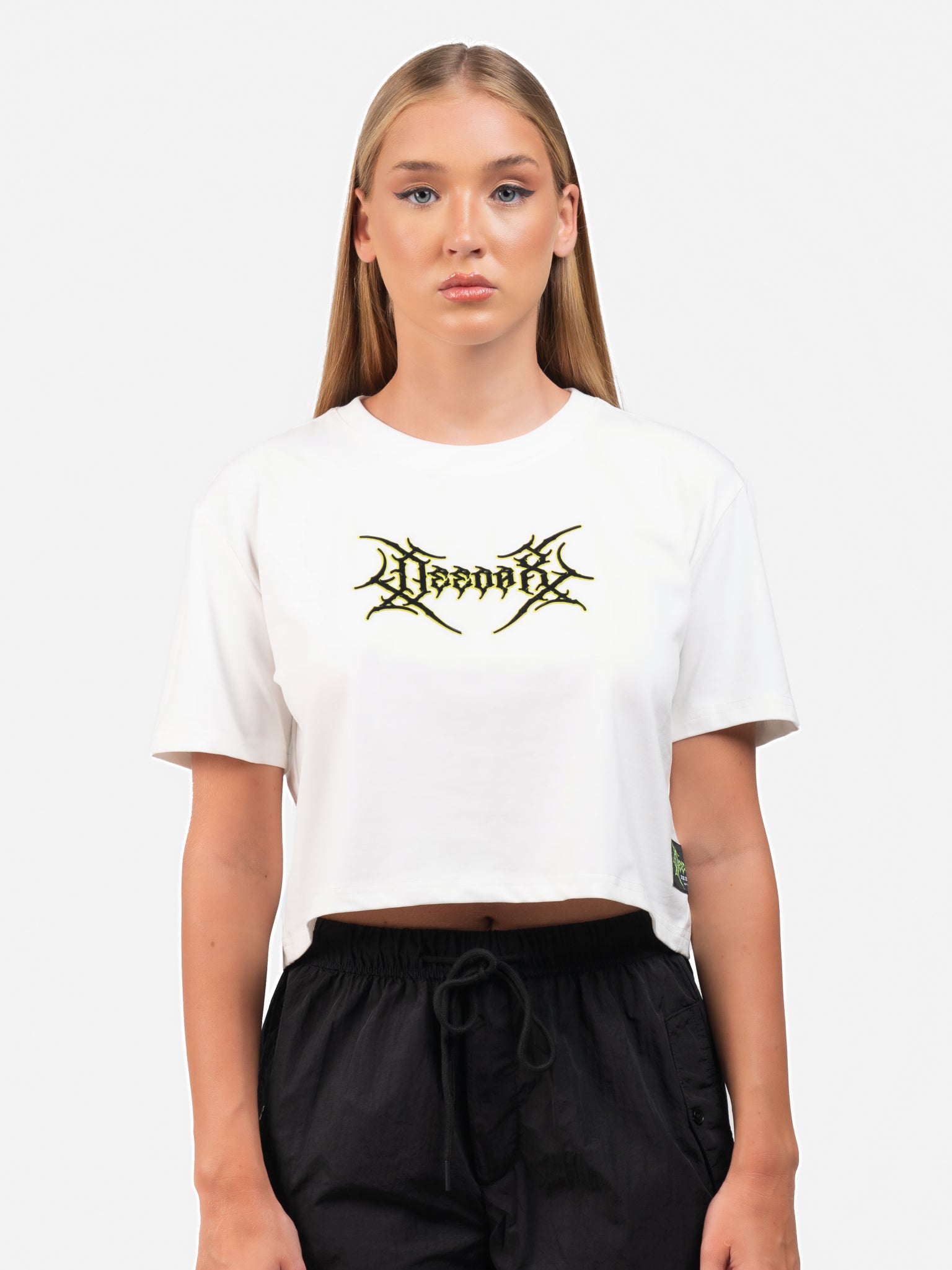 DEEDAT SICKO MODE Crew Neck Short Sleeve Tee - White