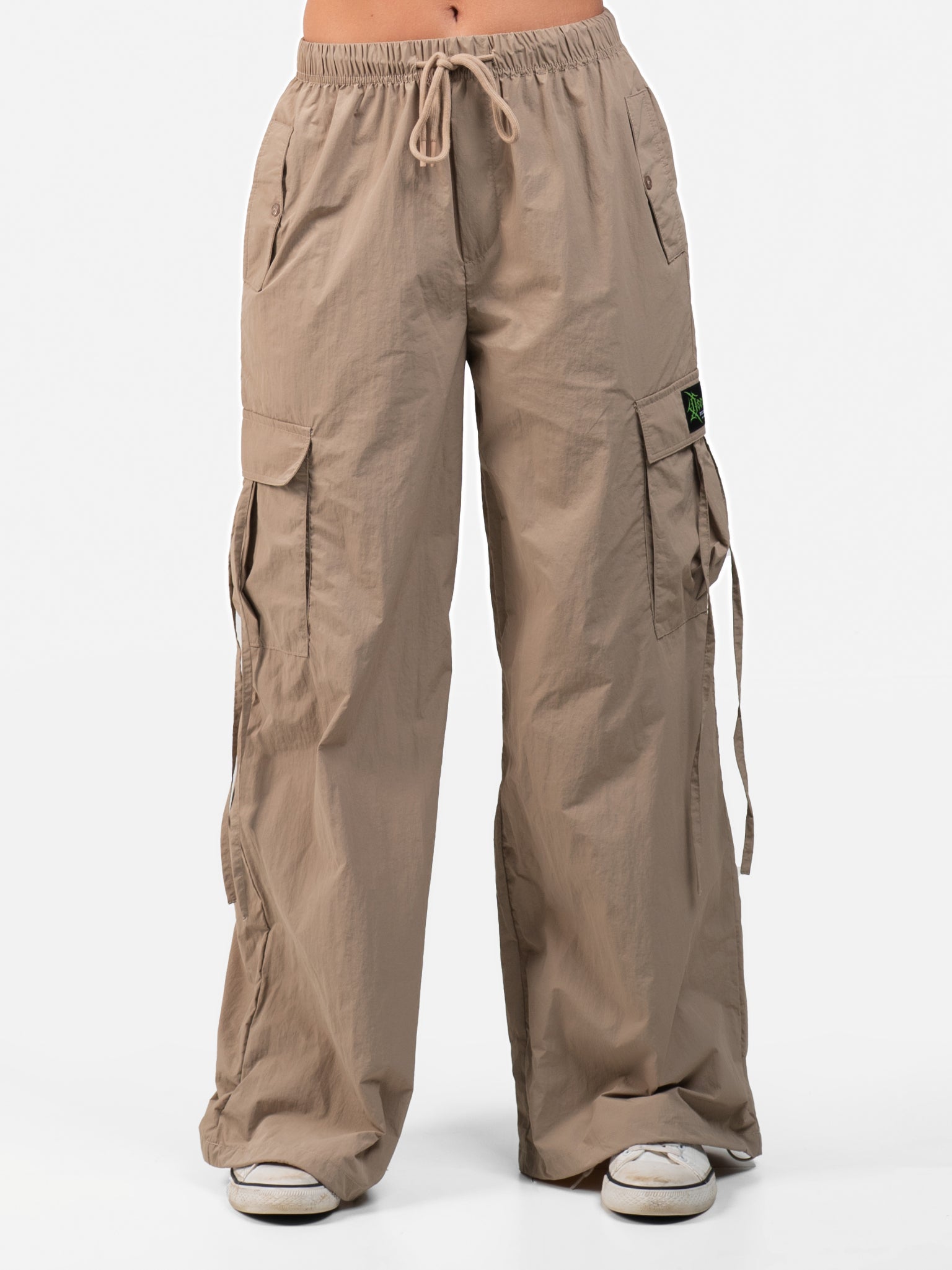 DEEDAT SICKO MODE Straight Cut Cargo Pant - Beige