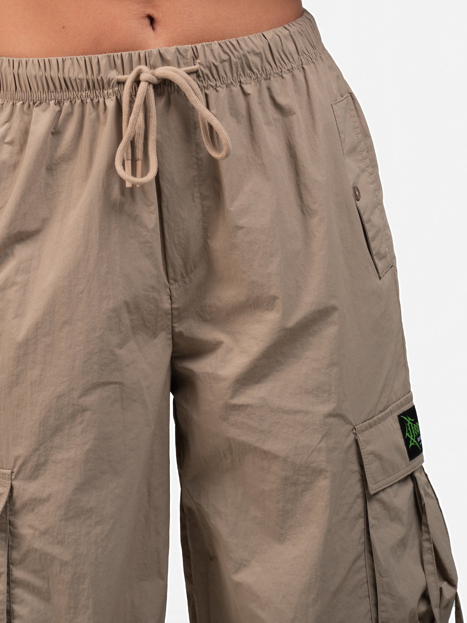 DEEDAT SICKO MODE Straight Cut Cargo Pant - Beige
