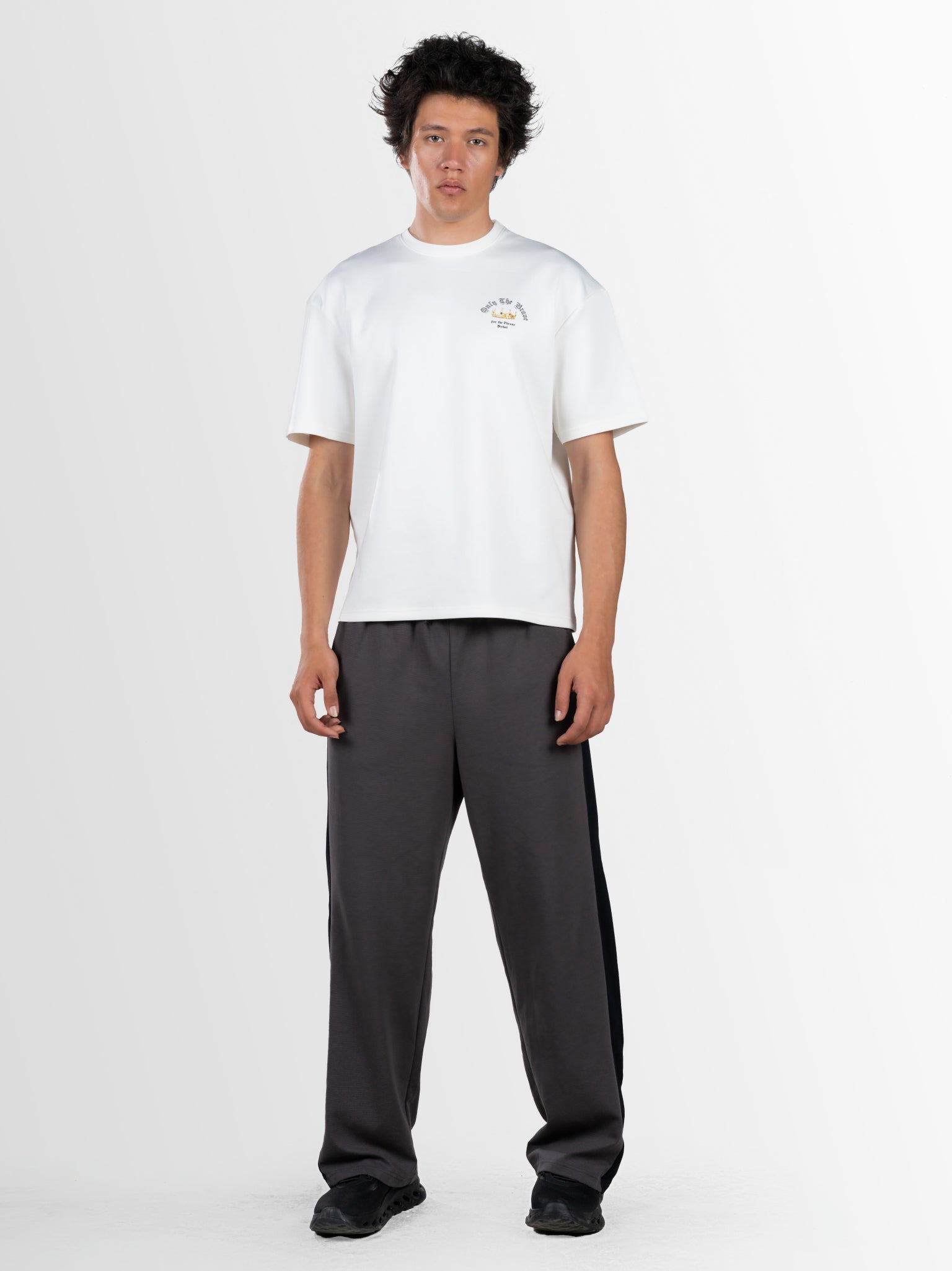 DEEDAT Only The Brave Casual Pant - Charcoal