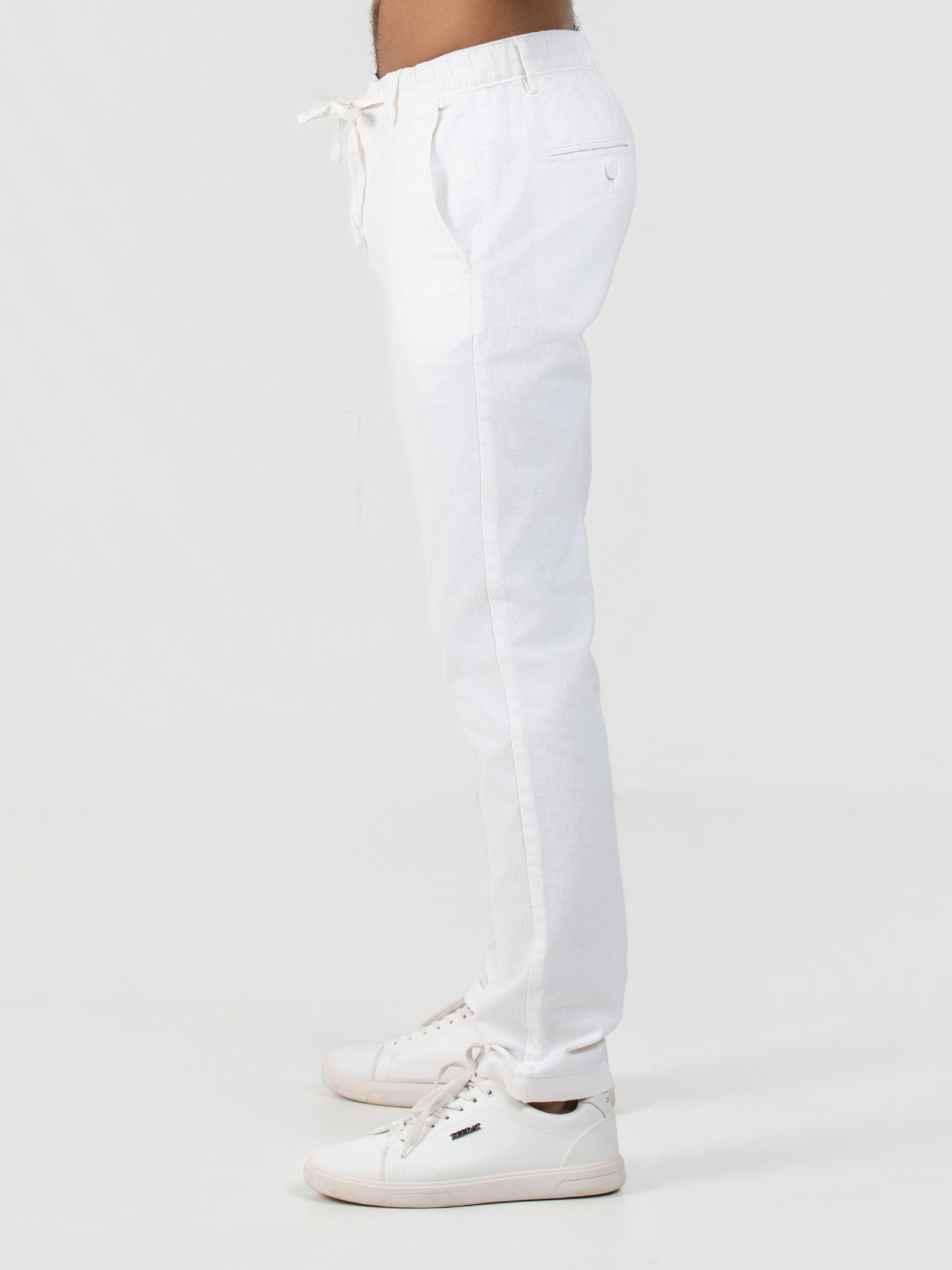 DEEDAT Regular Fit Pant - Off White