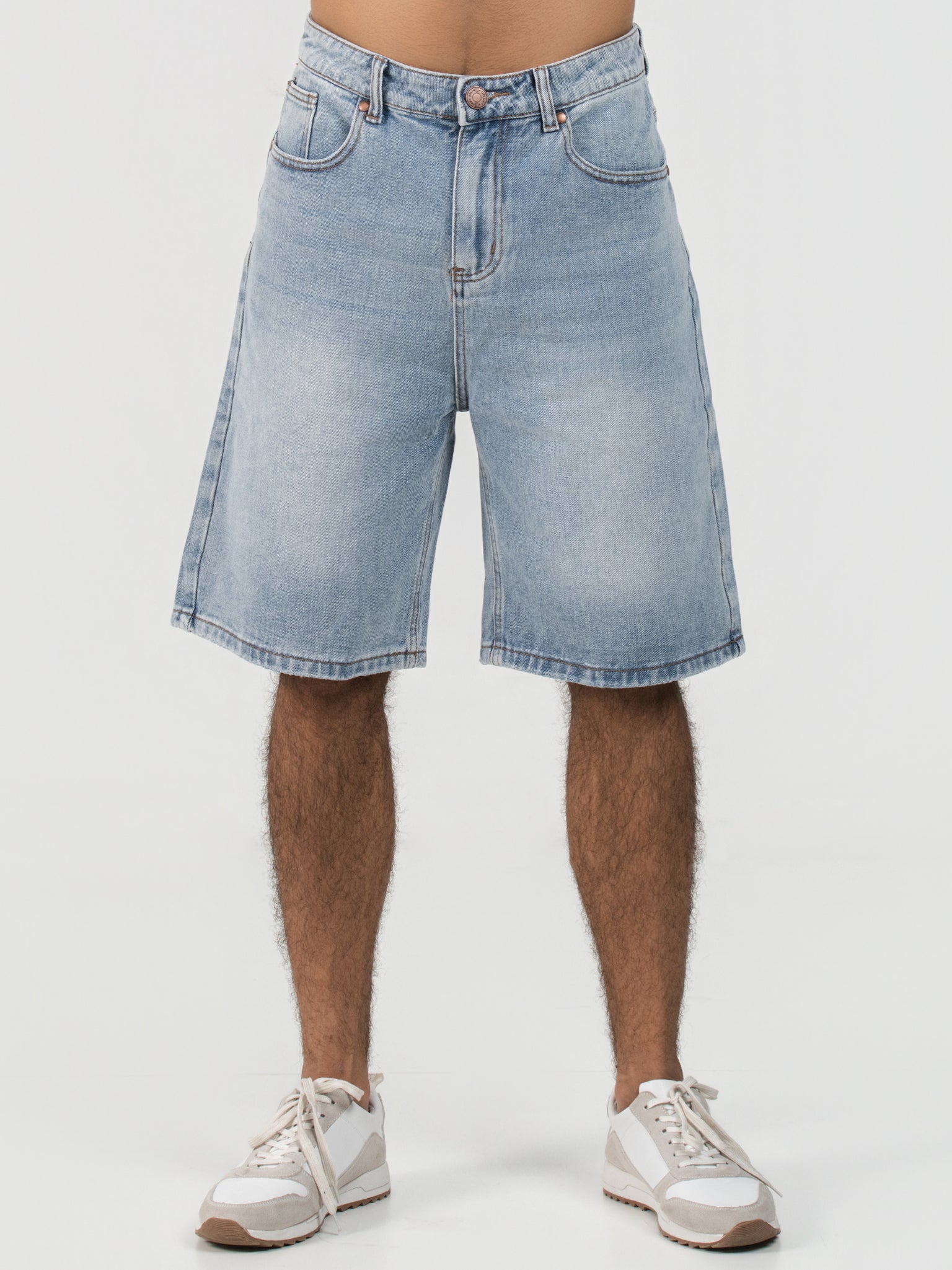 DEEDAT Denim Jorts - Light Blue