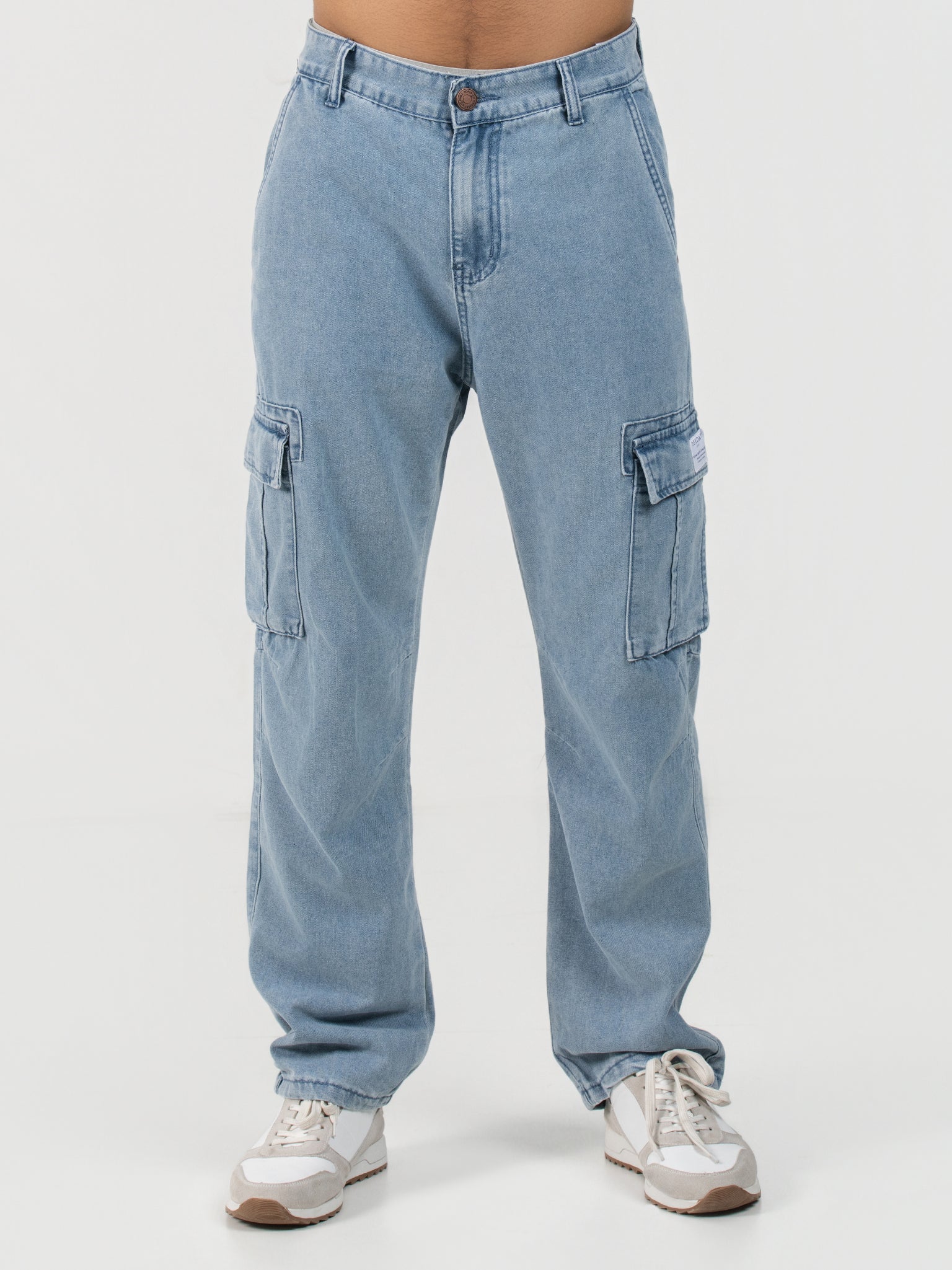 DEEDAT Oversize Jeans - Blue
