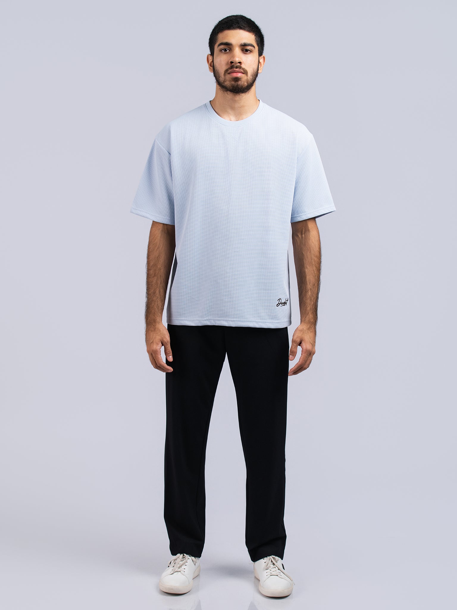 DEEDAT MAVERICK Oversized Tees - Light Blue