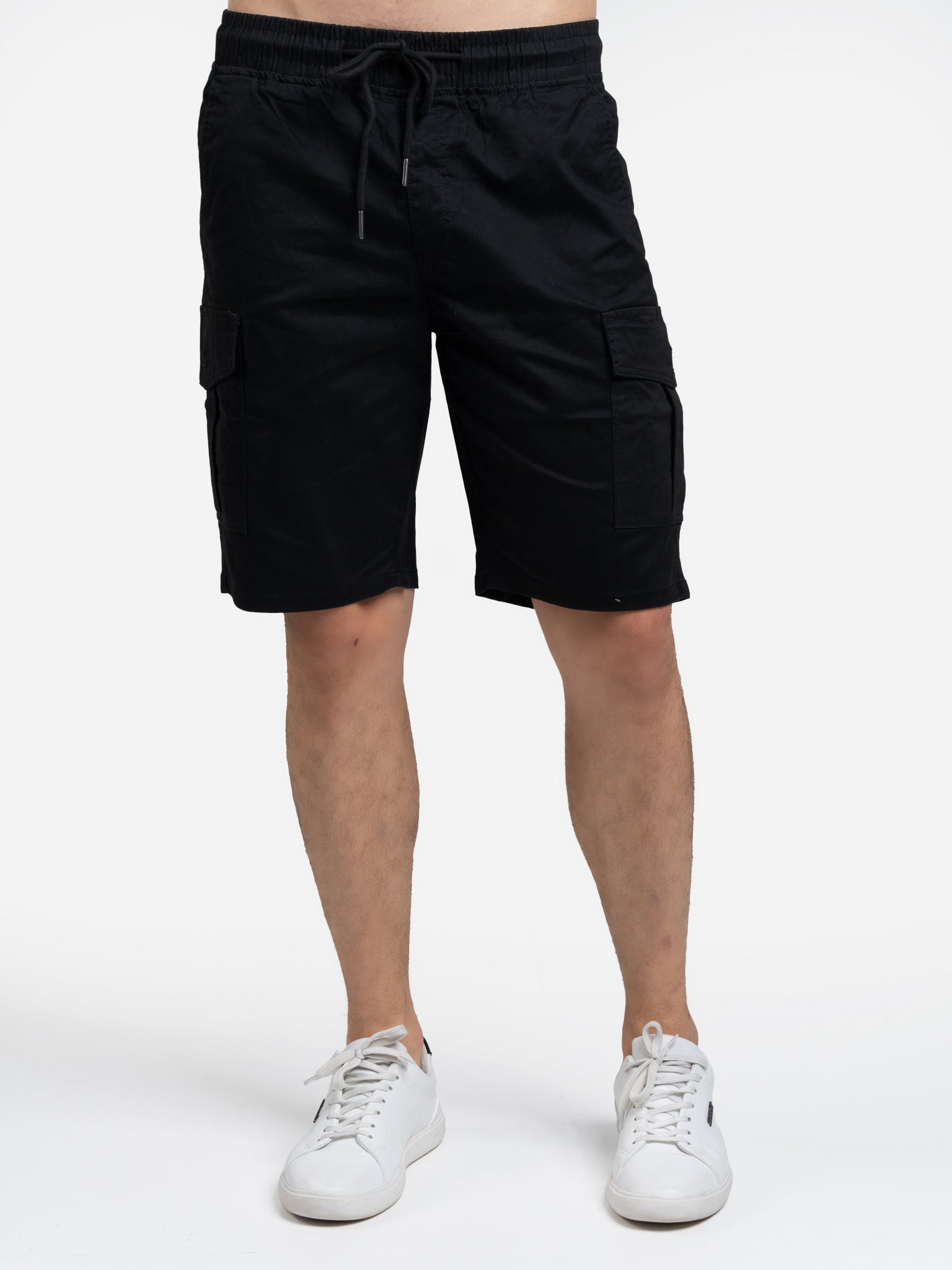 DEEDAT Regular Fit Cargo Short - Black