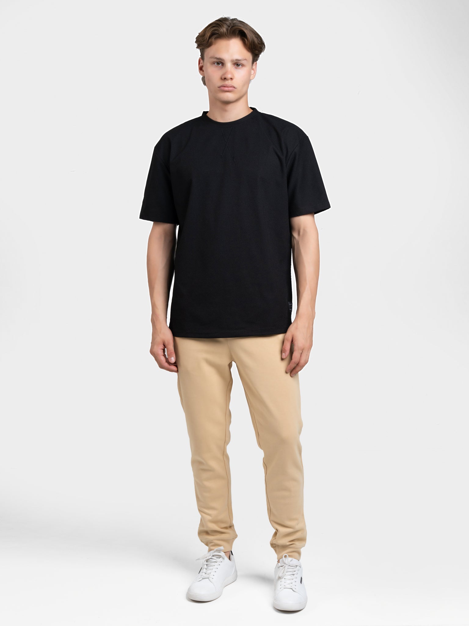 DEEDAT Jogger Fit Bottom - Beige