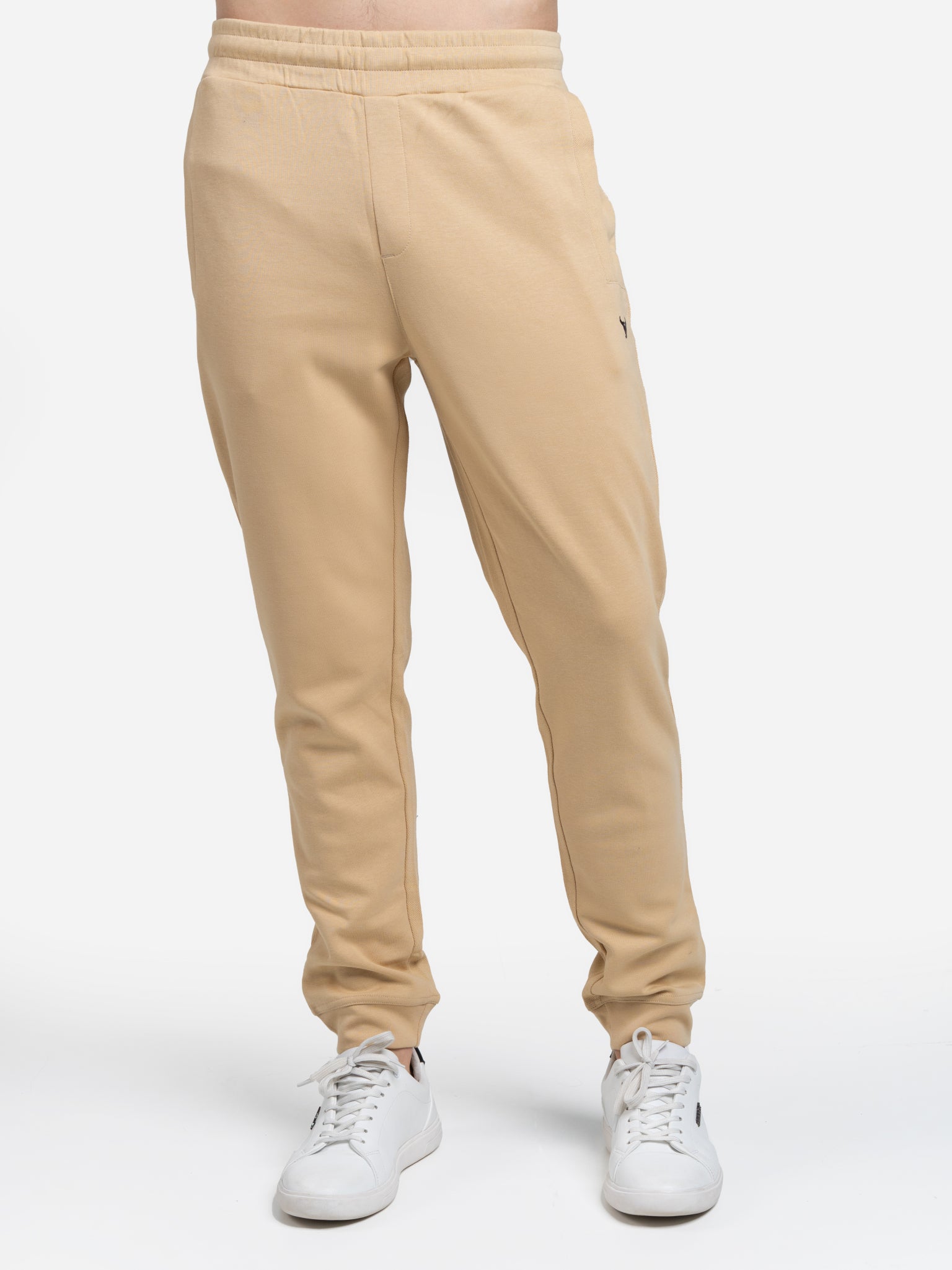 DEEDAT Jogger Fit Bottom - Beige
